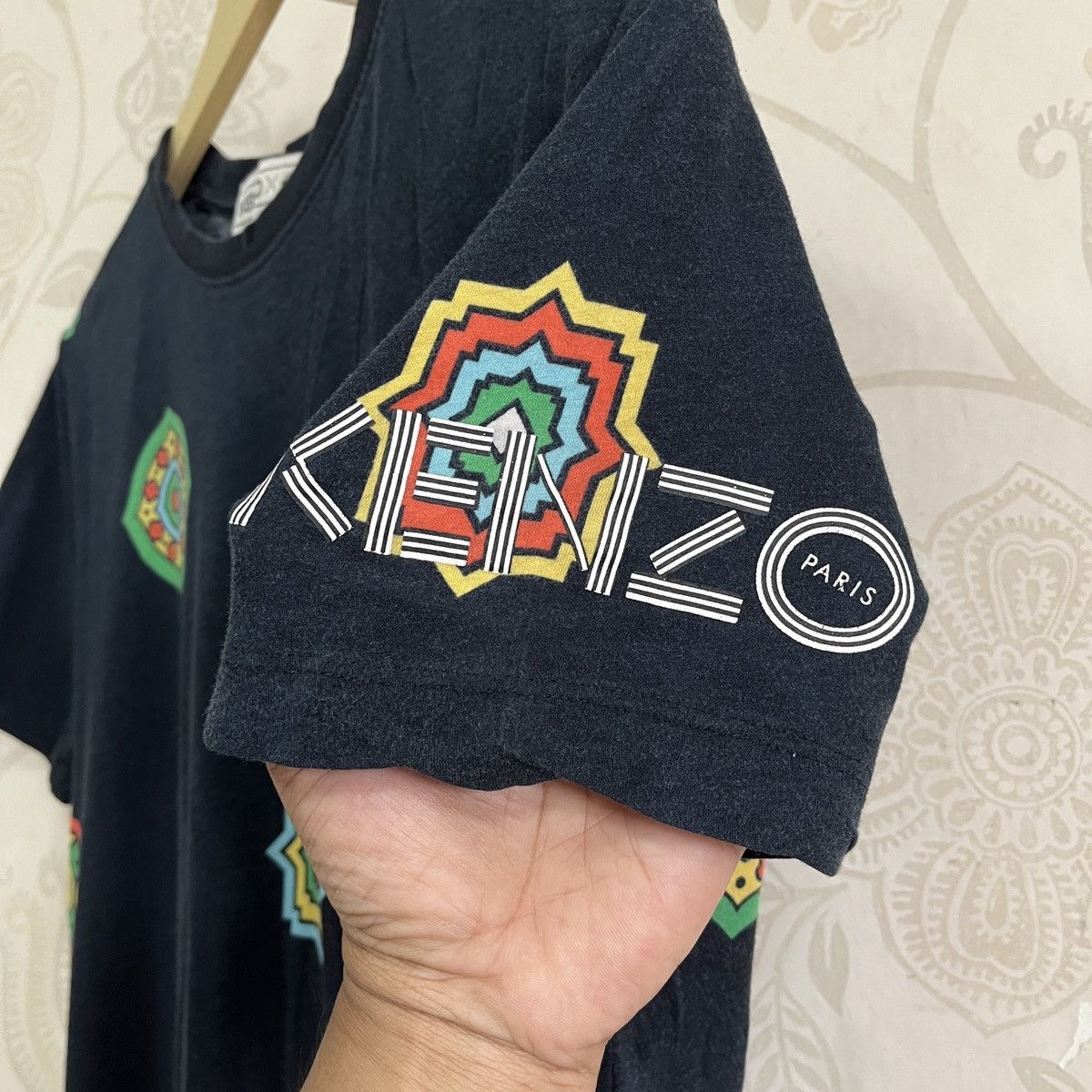 H&M × Kenzo Rare Full Printed Kenzo Paris & HM Black Tees Size US M / EU 48-50 / 2 - 6 Thumbnail