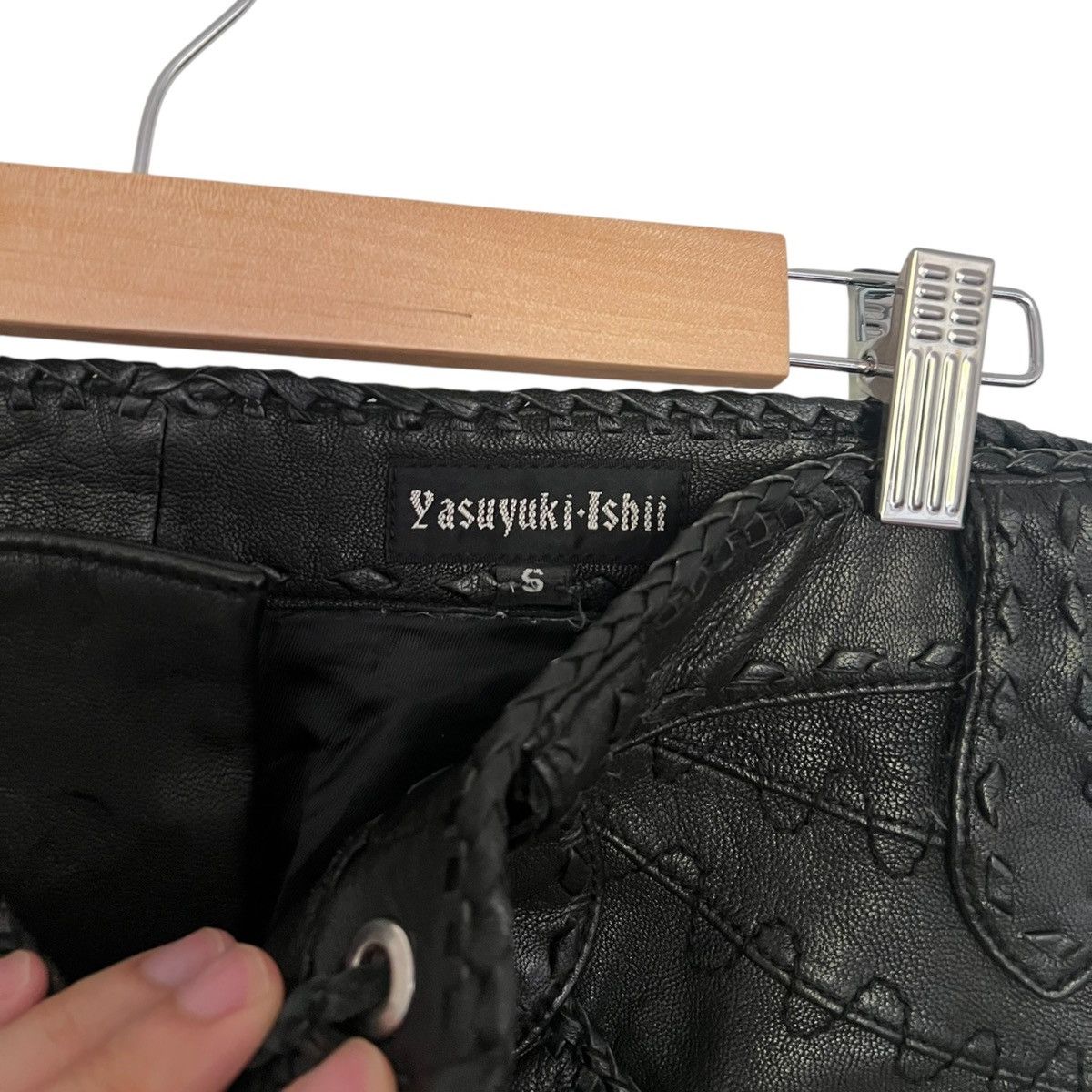 Yasuyuki Ishii Yasuyuki ishii lace up overlock pants Size US 30 / EU 46 - 2 Thumbnail