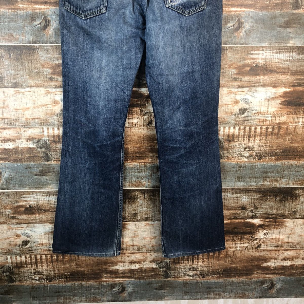 Levi's DL Levis Blue Distressed Denim Pants #C307 Size US 32 / EU 48 - 15 Thumbnail