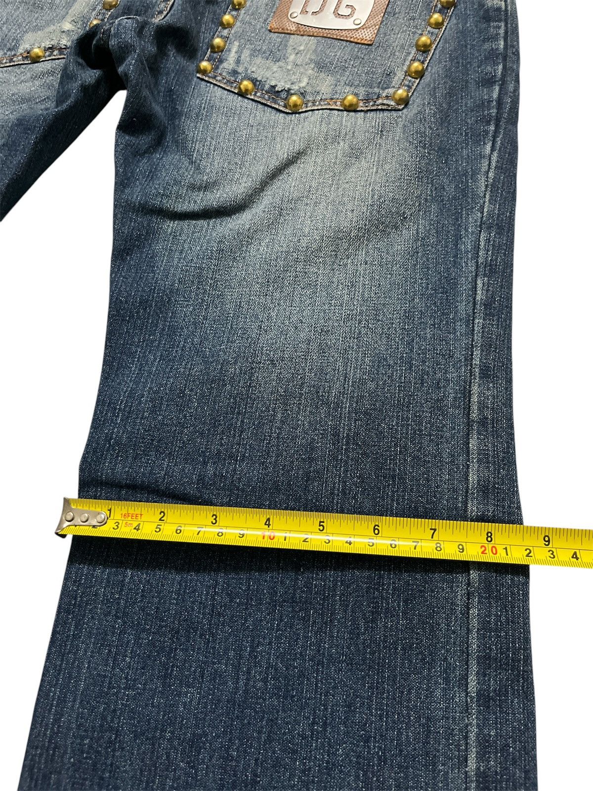 Dolce & Gabbana Dolce & Gabbana Denime Studded Design Size US 32 / EU 48 - 8 Thumbnail