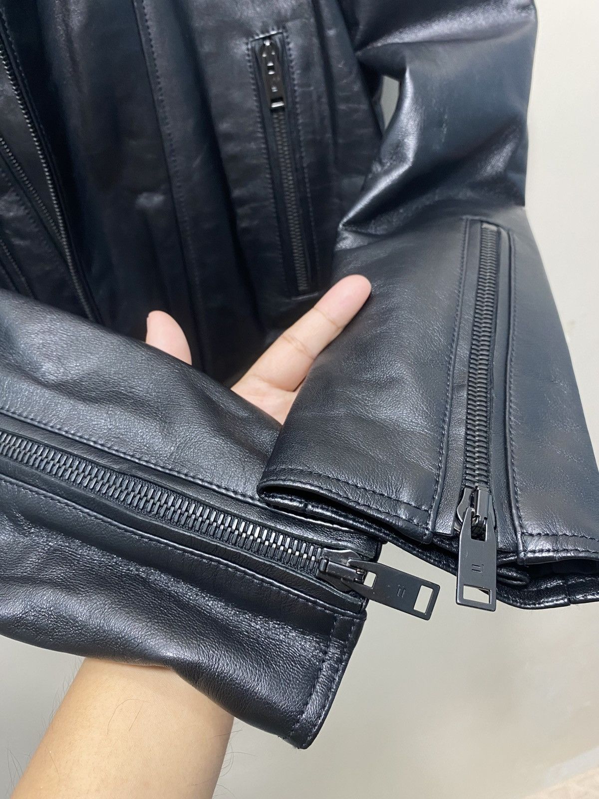 Balenciaga BALENCIAGA Biker Leather Jacket❗️ Size US S / EU 44-46 / 1 - 9 Thumbnail