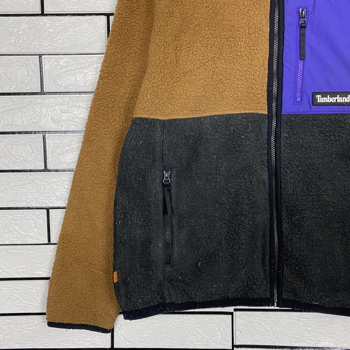 Japanese Brand 📌Fleece Sherpa Jacket Timberland Multi Color Block Size US M / EU 48-50 / 2 - 5 Thumbnail