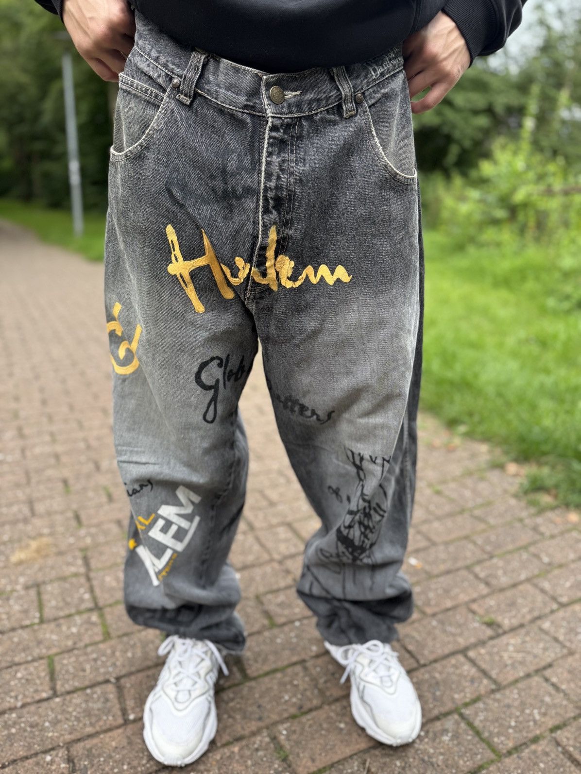 Fubu Rare Fubu Baggy Jeans Vintage X Harlem Globetrotters Size US 36 / EU 52 - 3 Thumbnail