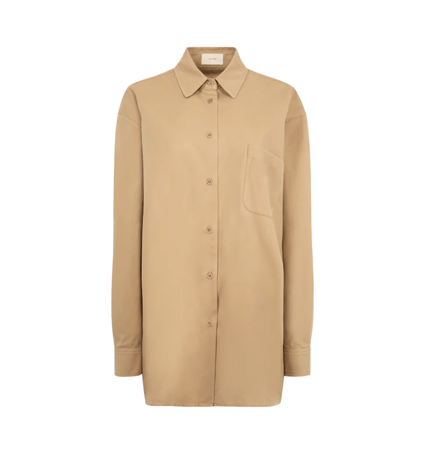 The Row o1h1sh11225 Tansy Shirt in Beige Size M / US 6-8 / IT 42-44 - 1 Thumbnail