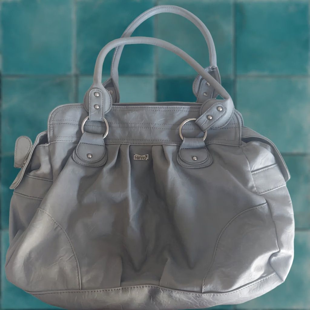 Vintage Kirra Shoulder Bag Women Gray Medium Polyester Zip Size ONE SIZE - 1 Thumbnail