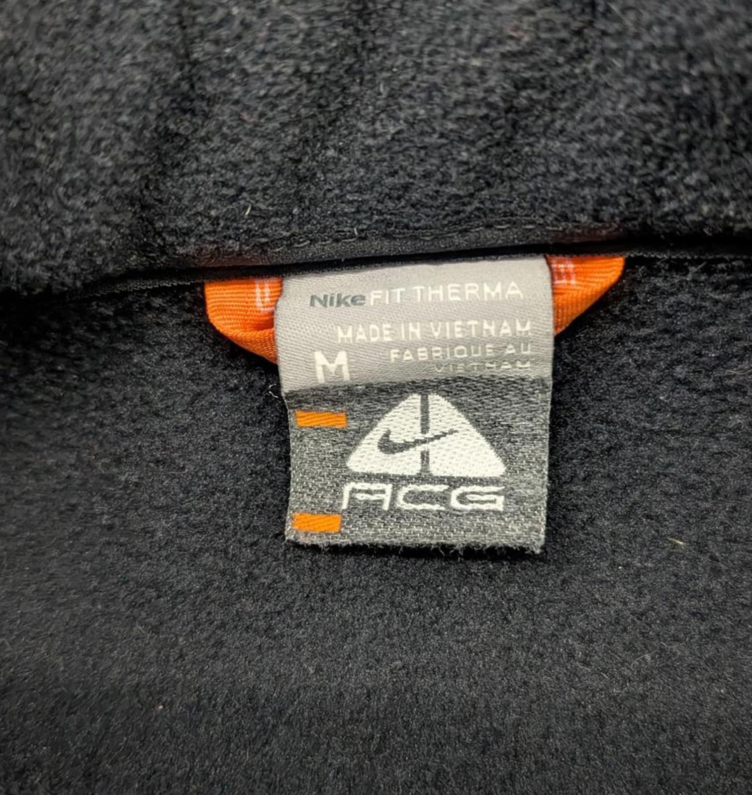 Nike Vintage Y2K Nike ACG Black Fleece Full Zip Sweater Size US M / EU 48-50 / 2 - 4 Thumbnail