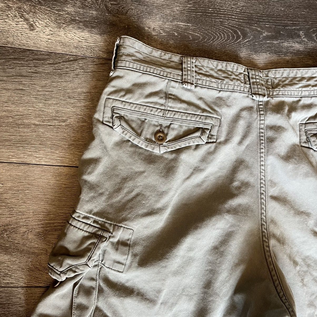 Polo Ralph Lauren Vintage 2000s Polo Ralph Lauren Cargo Light Olive Shorts 38 Size US 38 / EU 54 - 3 Thumbnail