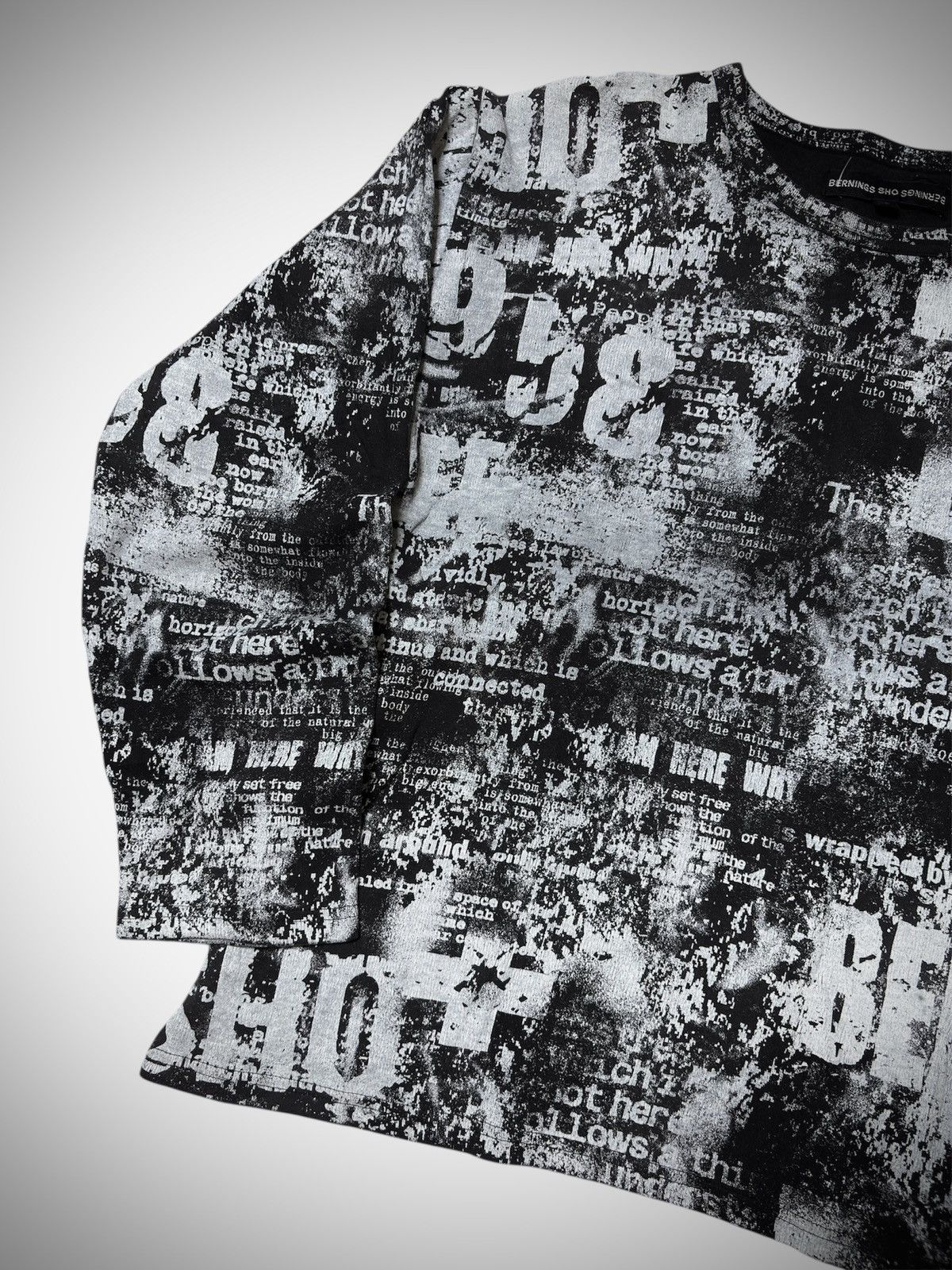 If Six Was Nine 2000’s BERNINGS SHO Vkei Style Punk Seditionaries Ls T-Shirt Size US L / EU 52-54 / 3 - 3 Thumbnail