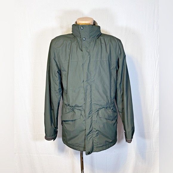 L.L. Bean Vintage LL Bean Mens Green Drawstring Zip Out Fleece Parka Size US S / EU 44-46 / 1 - 2 Thumbnail