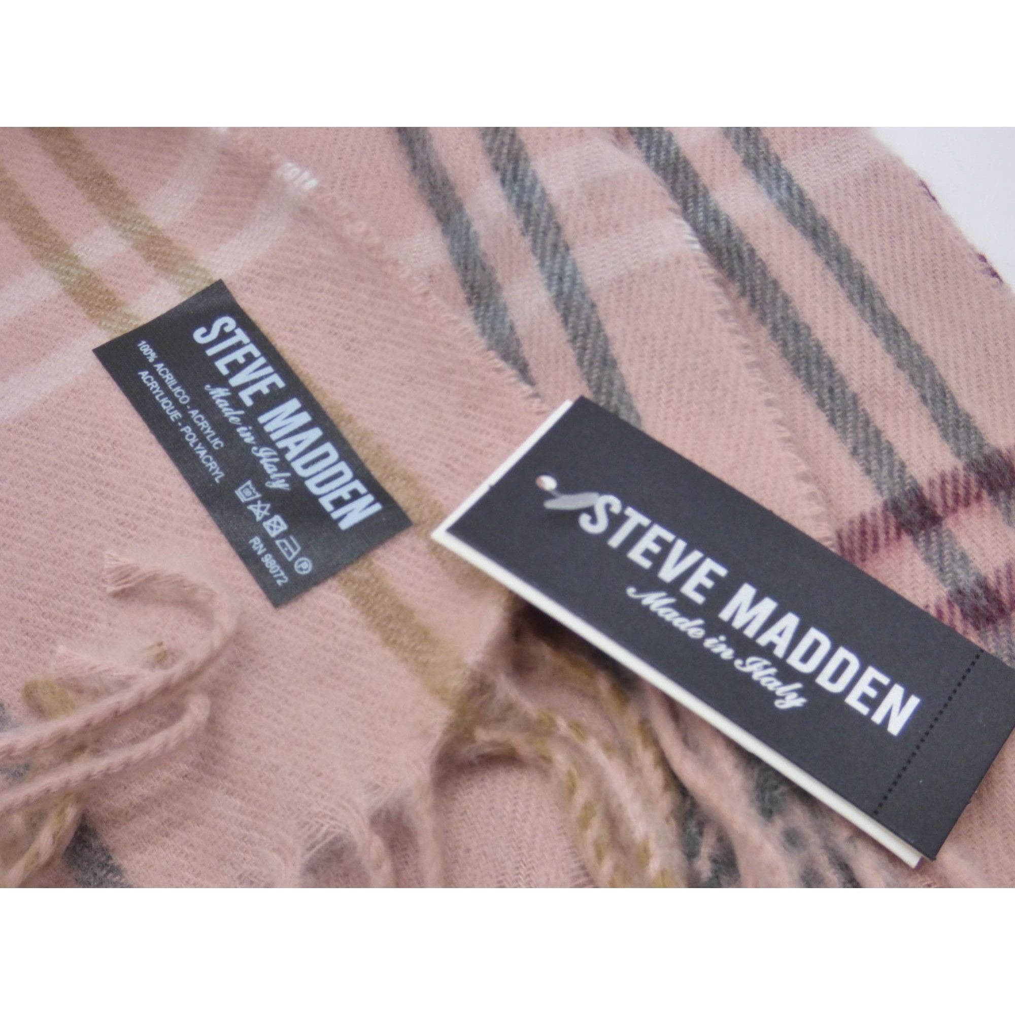 Steve Madden Steve Madden Mid Weight Plaid Pattern Muffler Scarf, 11”x 70 Size ONE SIZE - 8 Thumbnail