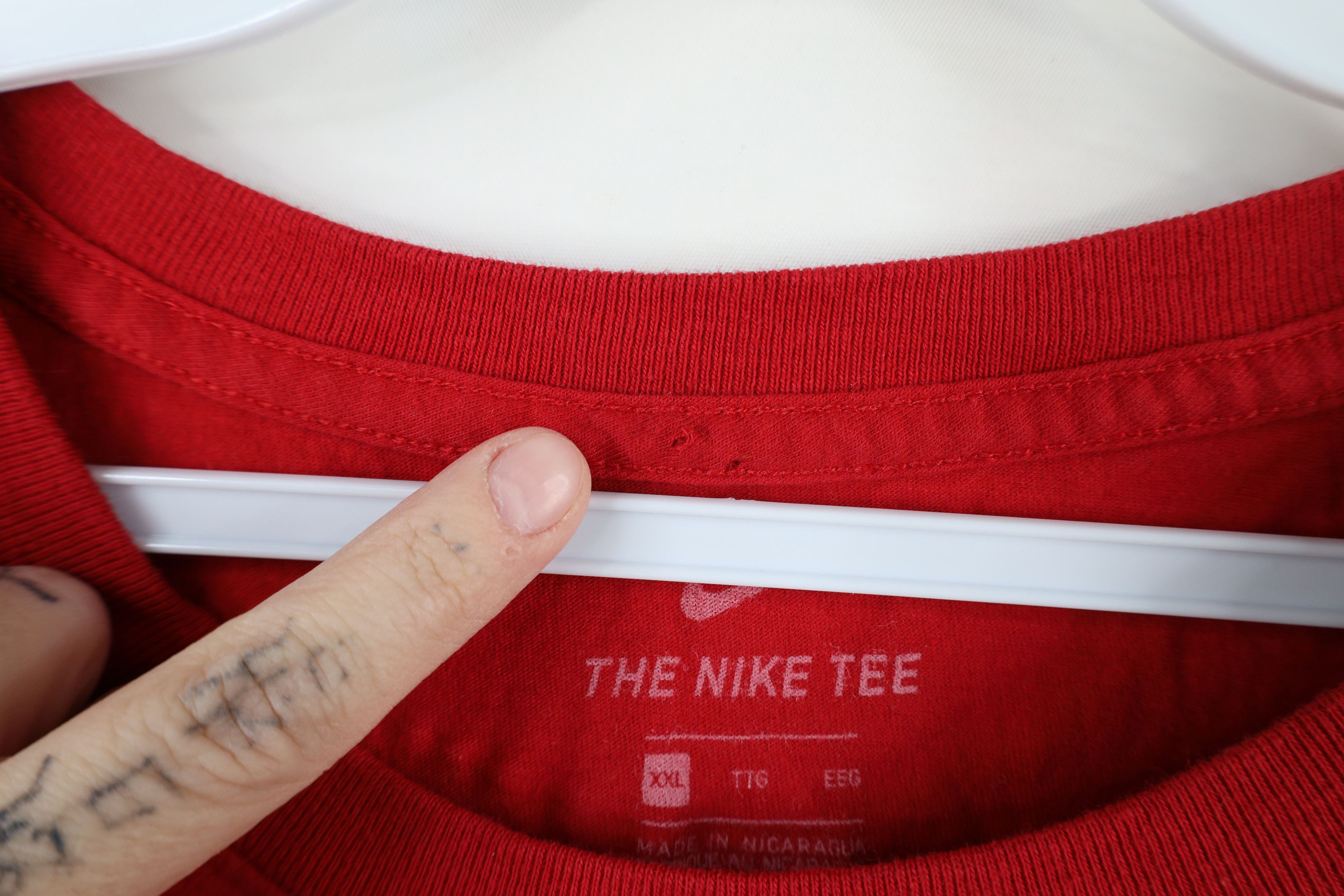Nike × Vintage Nike Tom Brady Tampa Bay Buccaneers Football T-Shirt Red #12 Size US XXL / EU 58 / 5 - 7 Thumbnail