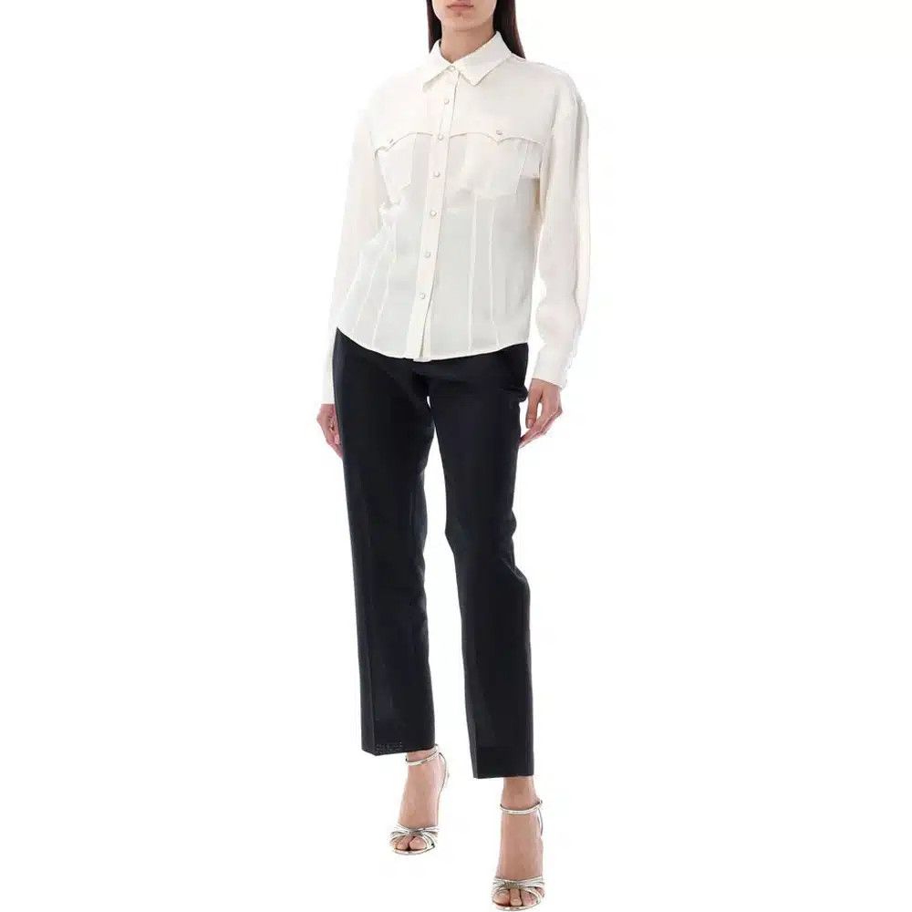 Tom Ford o1loc1c1224 CAD026 Shirt in White Size S / US 4 / IT 40 - 3 Thumbnail