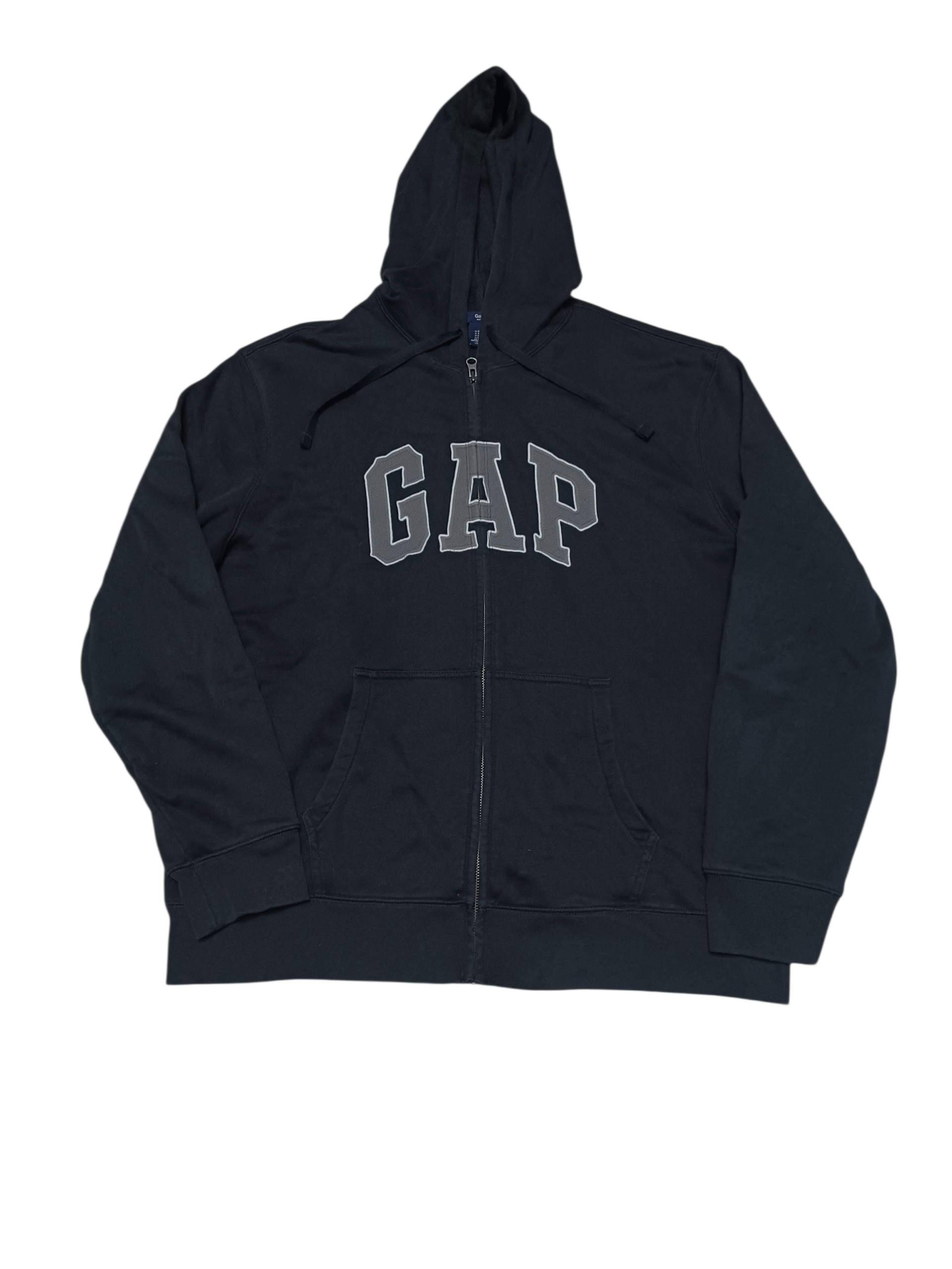 Gap GAP VINTAGE BIG LOGO EMBROIDERED ZIP HOODIE Size US XL / EU 56 / 4 - 1 Thumbnail