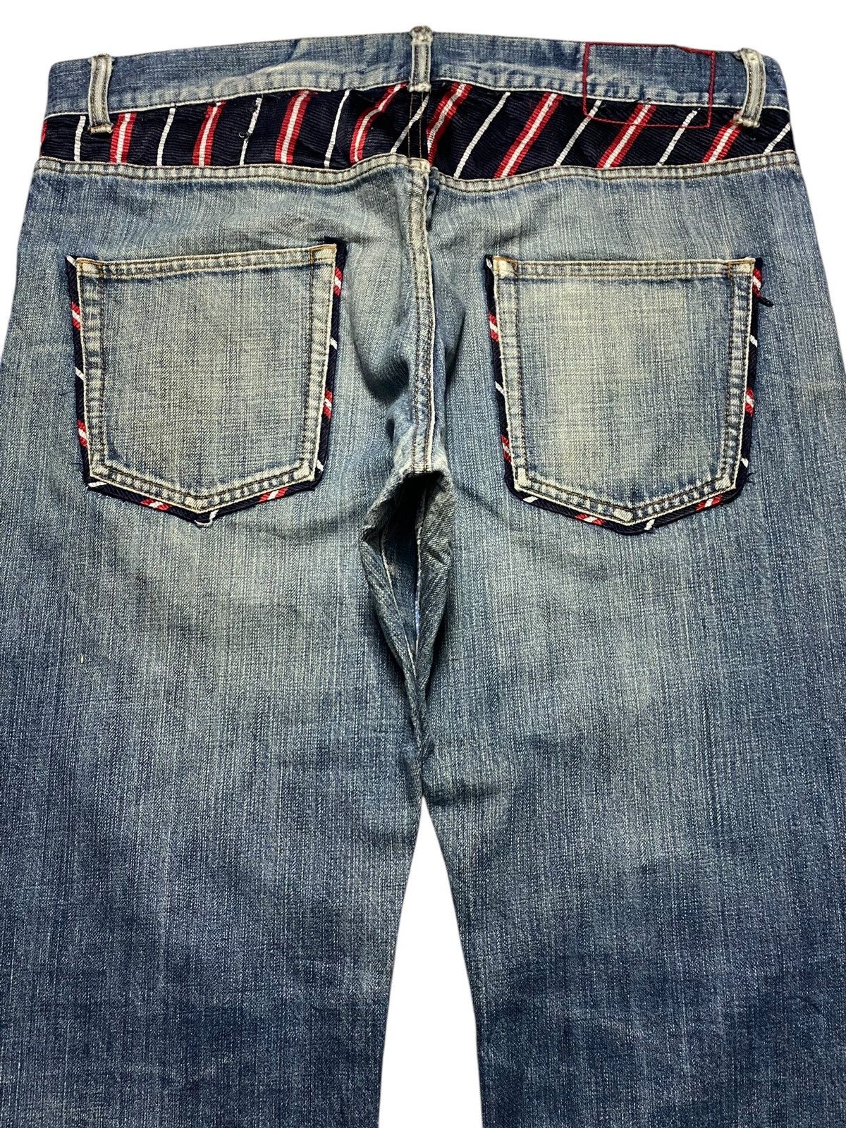 Tommy Hilfiger Vintage Tommy Hilfiger Denim Tears Distressed Loose Jeans Size US 36 / EU 52 - 4 Thumbnail