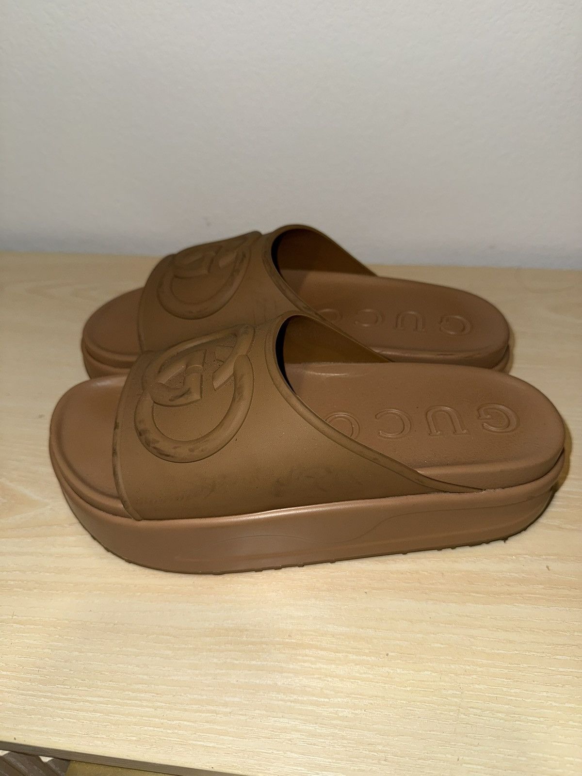 Gucci Gucci GG Oversize Slide Sandal Size US 7 / IT 37 - 3 Thumbnail