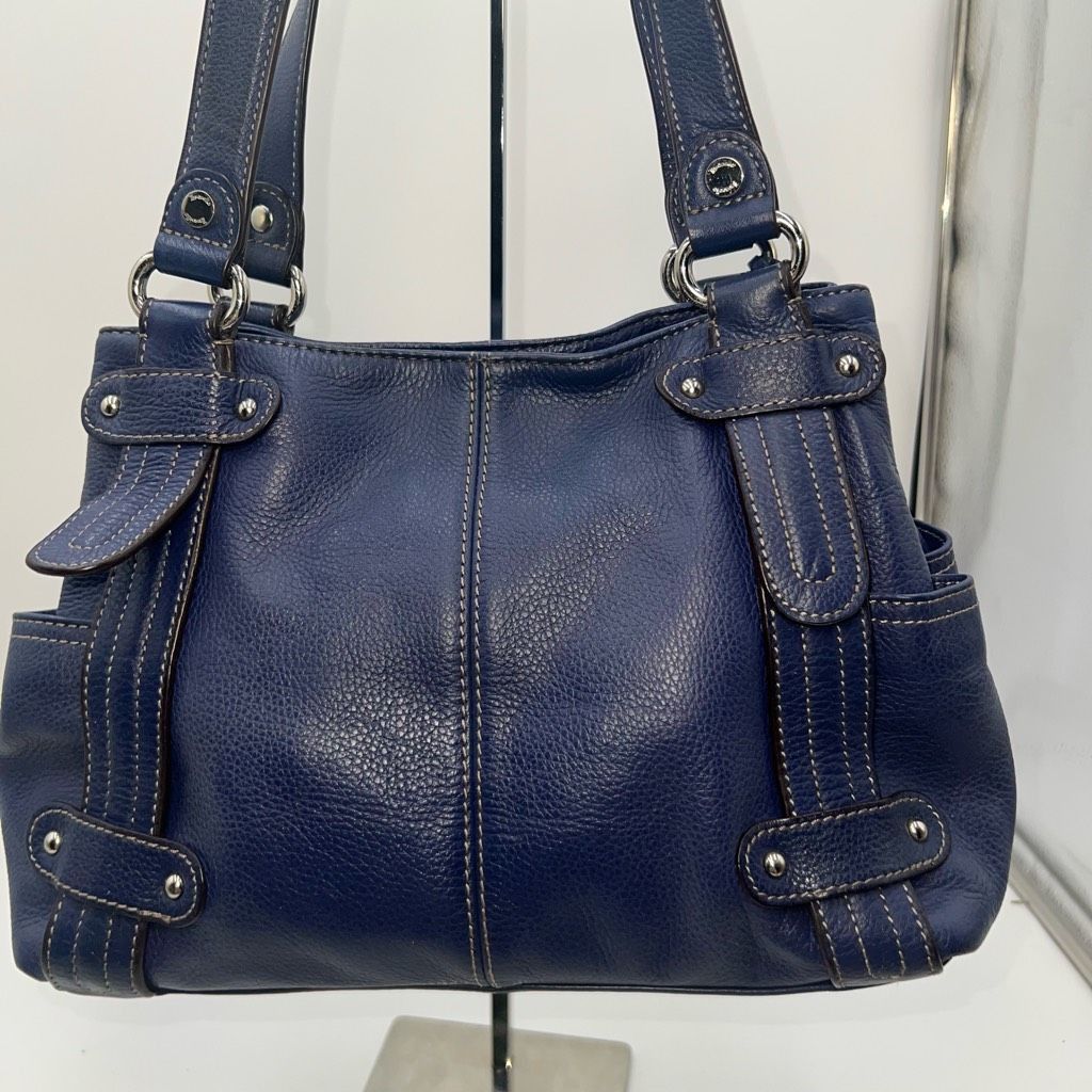 Other Tignanello Denim Blue Leather Three Shoulder Bag with Large Size ONE SIZE - 7 Thumbnail