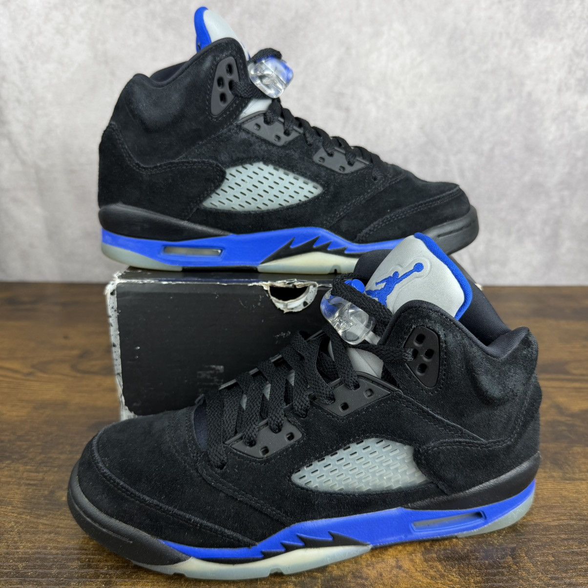 Jordan Brand Air Jordan 5 Retro Racer Blue Size 6 GS / 7.5W 440888-004 OG Size US 6 / EU 39 - 2 Thumbnail