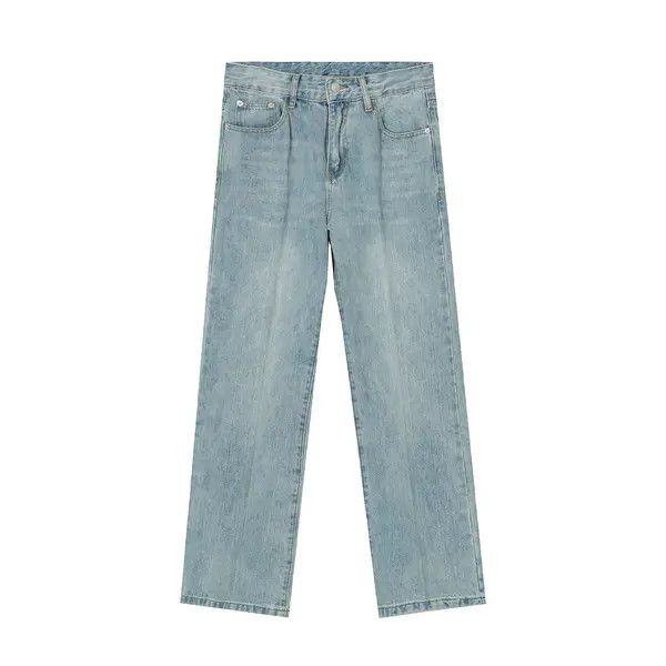 VIBE Casual light blue versatile straight jeans Size US 32 / EU 48 - 7 Thumbnail