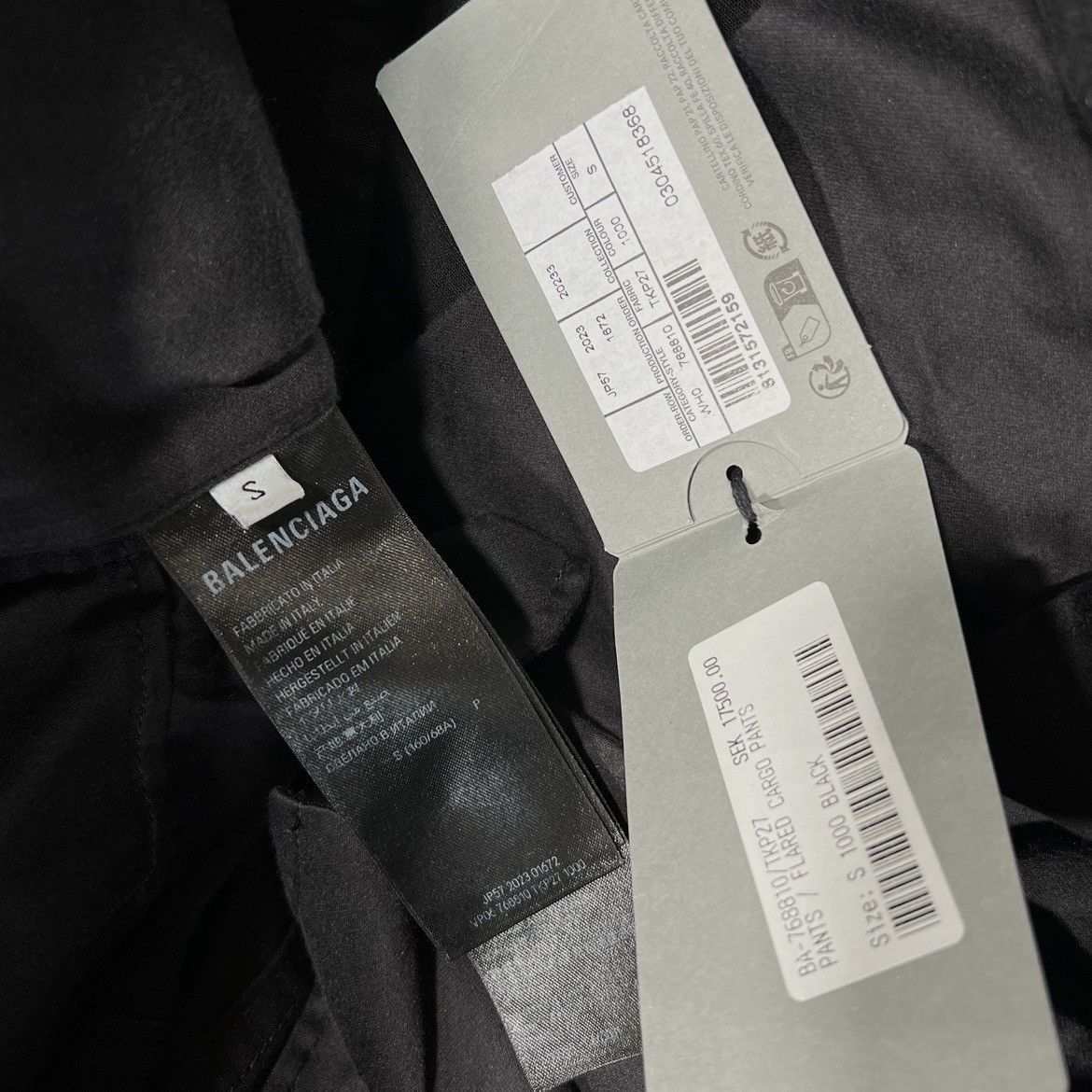 Balenciaga Balenciaga Winter 23 Runway Flared Cargo Pants Size US 30 / EU 46 - 6 Thumbnail