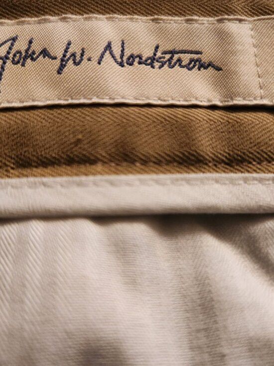 Nordstrom John W.nordstrom men's 55%cotton 45%tencel dress pants 33/32 Size 34S - 3 Thumbnail