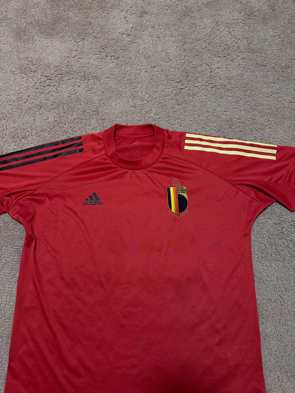 Adidas 2019-20 Belgium adidas Football Soccer Training Shirt Sz L Size US L / EU 52-54 / 3 - 3 Thumbnail