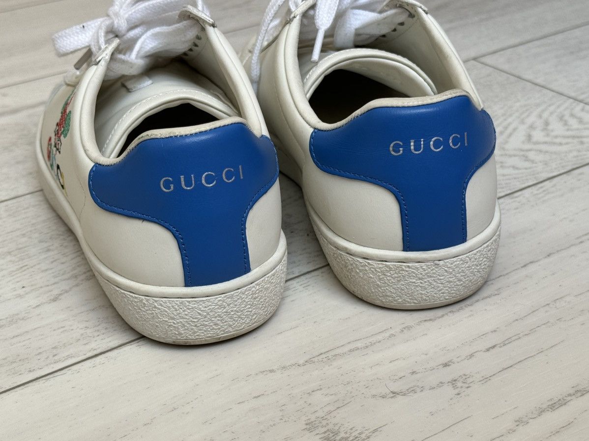Gucci Gucci Ace Tennis Embroidered Sneakers Leather Size US 5.5 / IT 35.5 - 4 Thumbnail