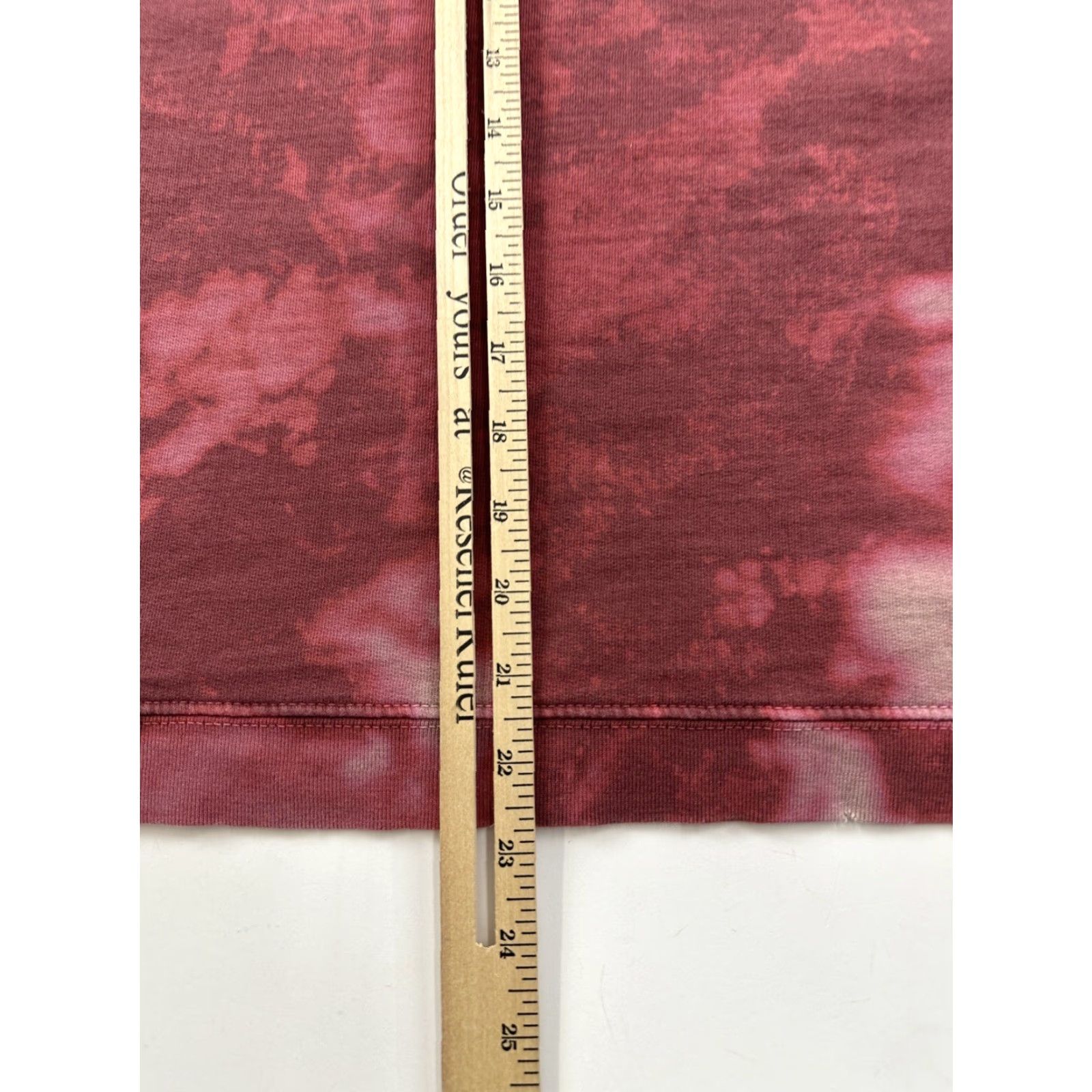Brandy Melville Brandy Melville Sweatshirt Womens One Size Red 1/4 Zip Pullover Distressed Activewear Size ONE SIZE - 7 Thumbnail