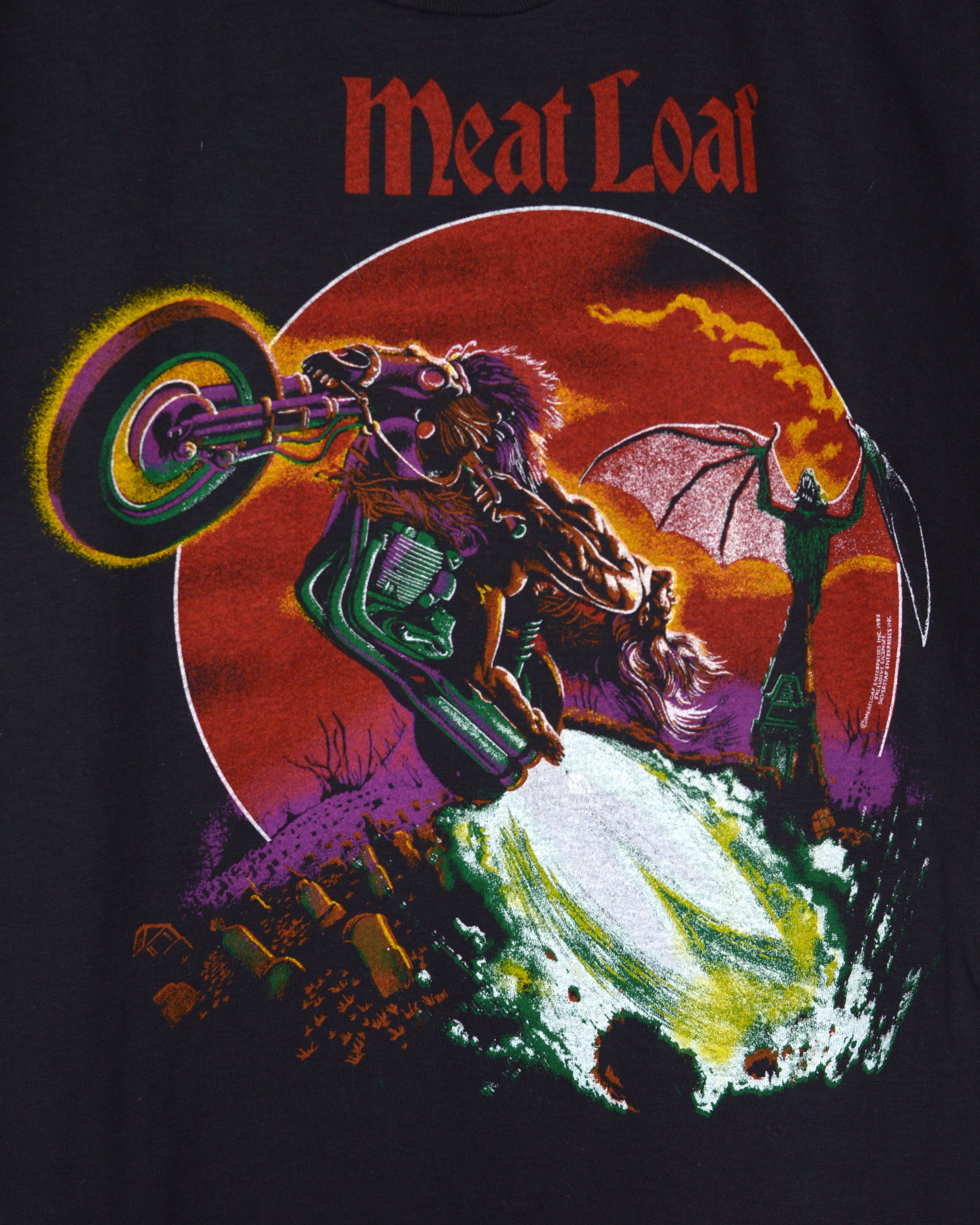 Band Tees × Vintage Vintage Meat Loaf 1982 t shirt Size US L / EU 52-54 / 3 - 2 Thumbnail