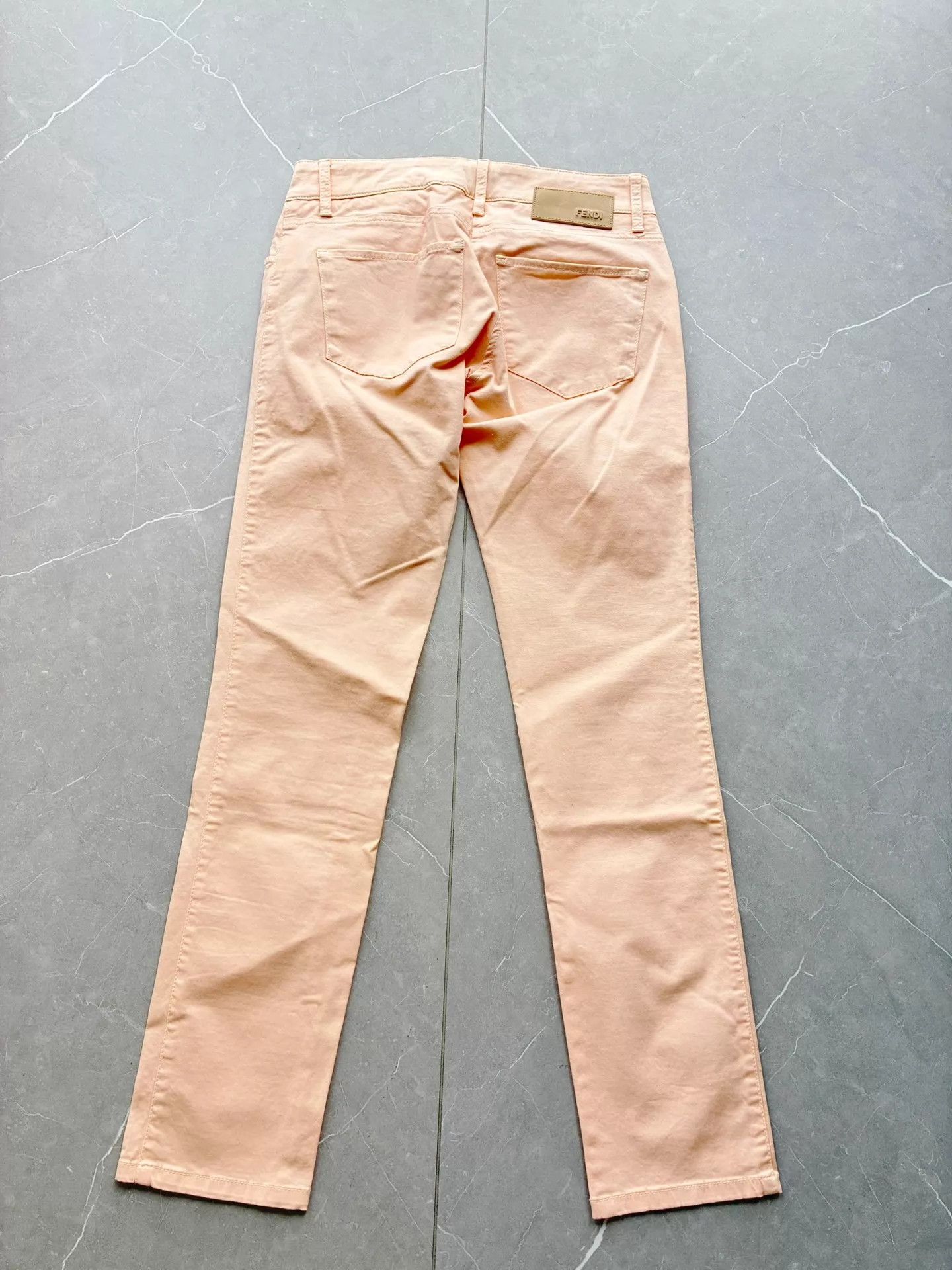 Fendi FENDI women's 36 cotton stretch casual pants Size 26" / US 2 / IT 38 - 2 Thumbnail