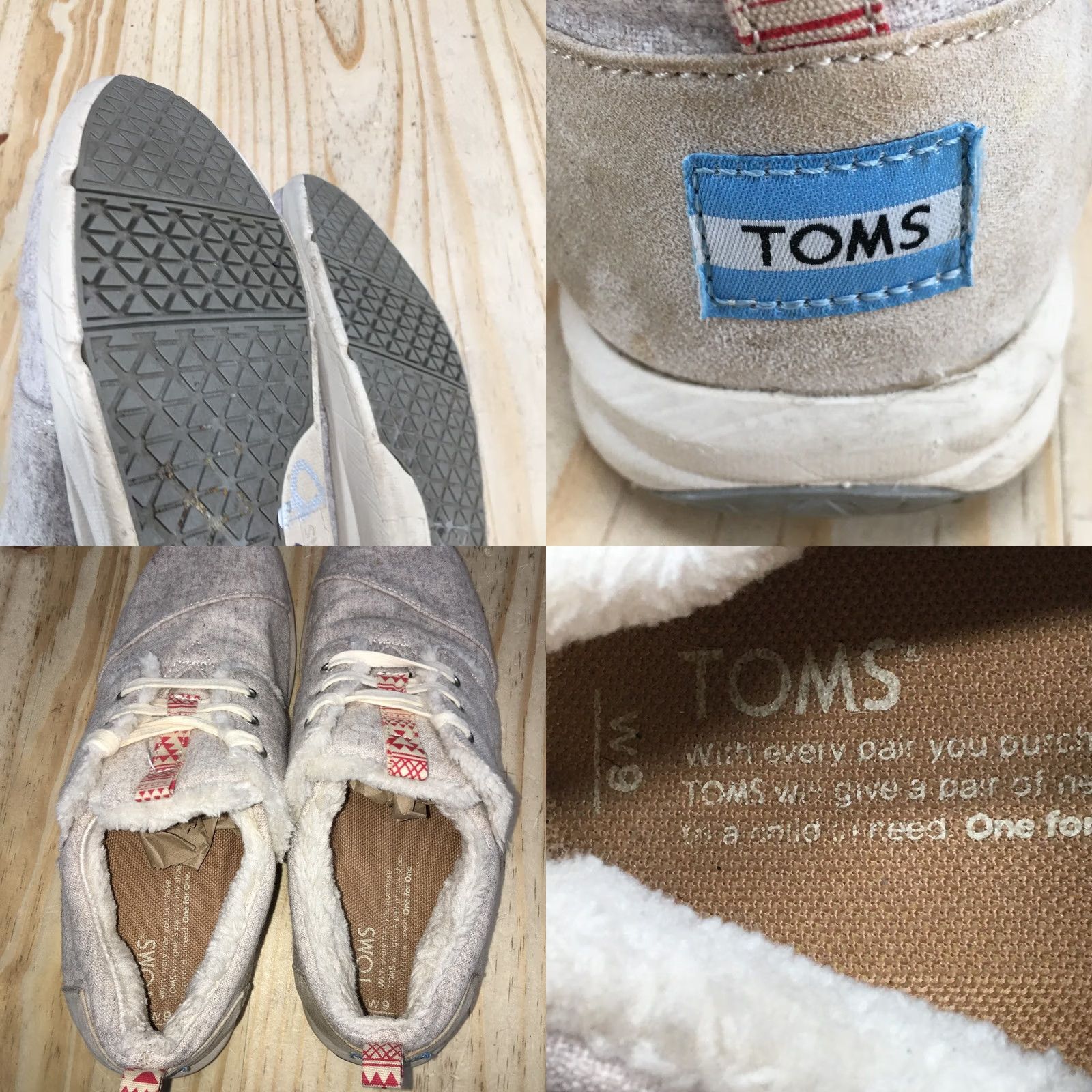 Toms TOMS Shoes Womens 9 Del Rey Sneakers Gray Casual Lace Up Comfort Low Top Flats Size M / US 6-8 / IT 42-44 - 9 Thumbnail