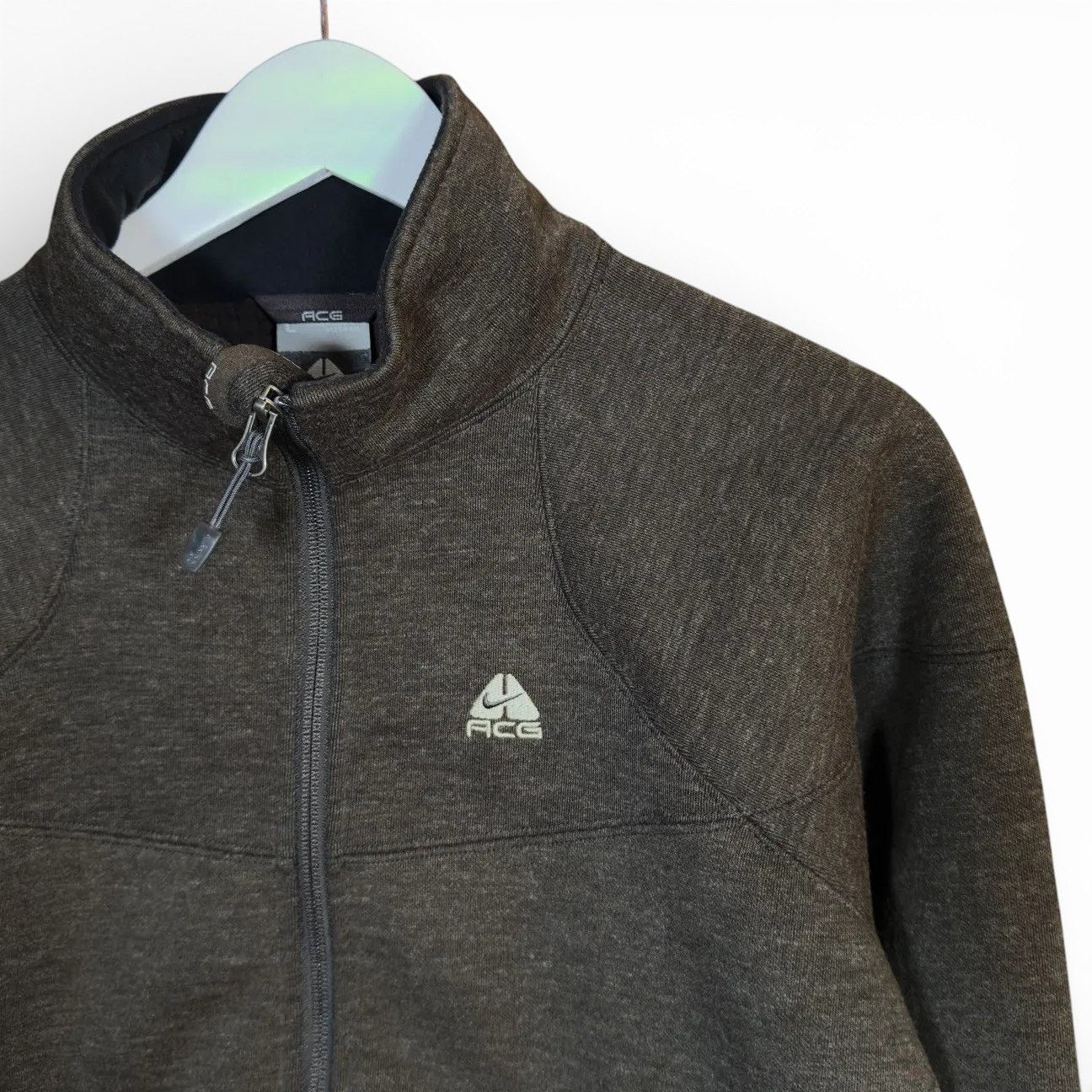 Nike ACG Vintage Y2K Nike ACG Brown Thermal Lined Zip Up Jacket Size L / US 10 / IT 46 - 2 Thumbnail