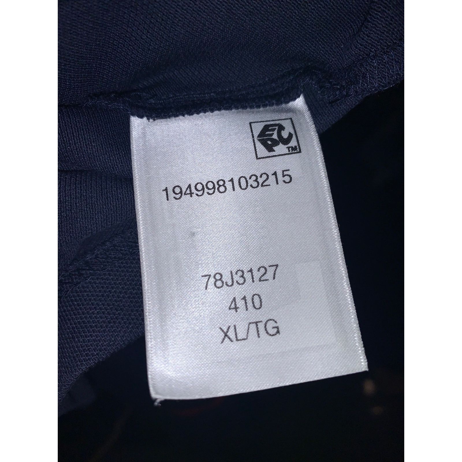 Tommy Hilfiger Tommy Hilfiger Logo Polo Shirt Mens XL Navy Blue Slim Fit Size US XL / EU 56 / 4 - 8 Thumbnail