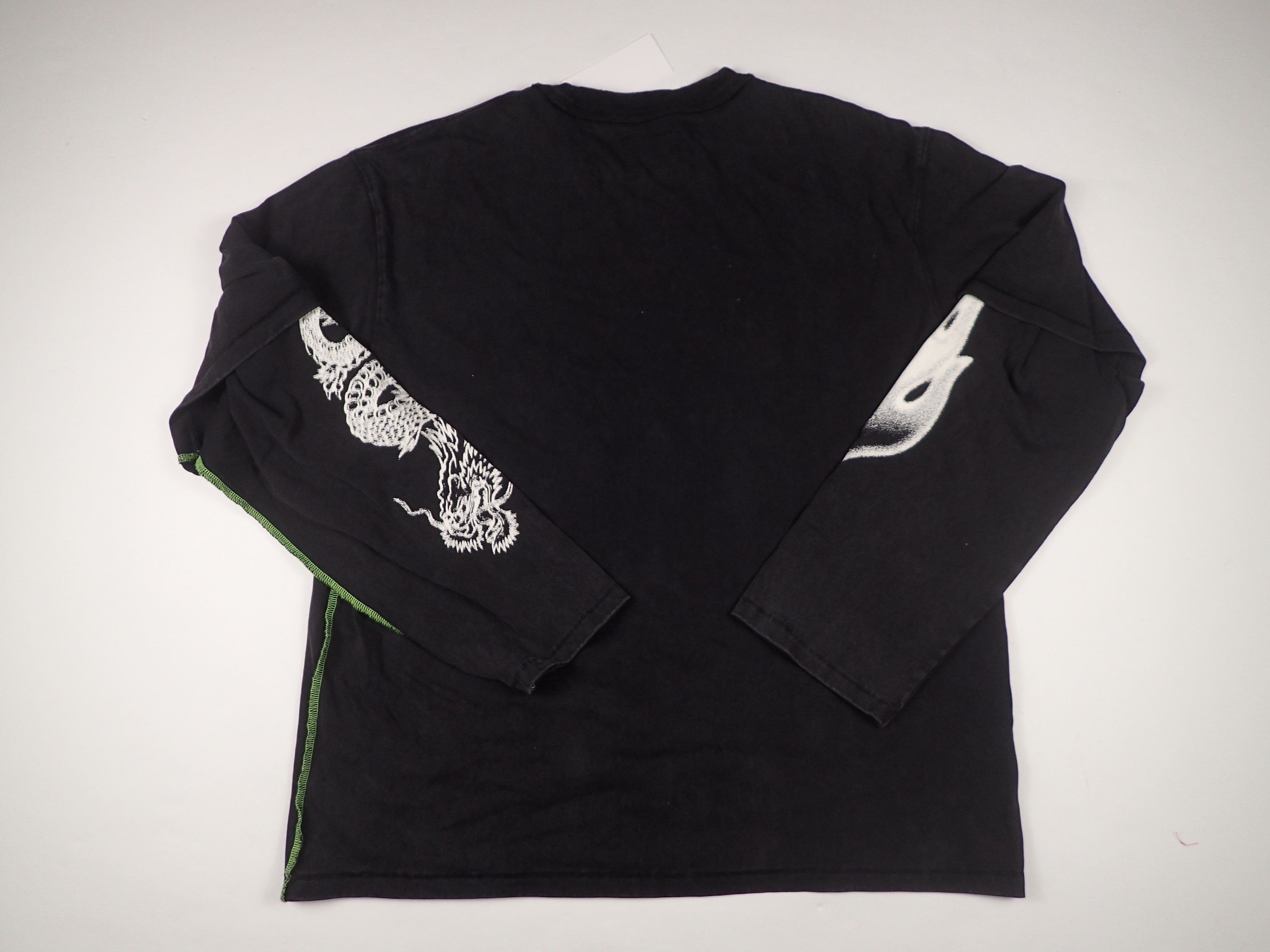 Heron Preston Heron Preston H2 Unity Shirt Long Sleeve Dragon Flame H&M Size US M / EU 48-50 / 2 - 3 Thumbnail