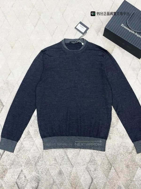 Ermenegildo Zegna Zegna Men's Cashmere Knit Sweatshirt. Size US S / EU 44-46 / 1 - 1 Thumbnail