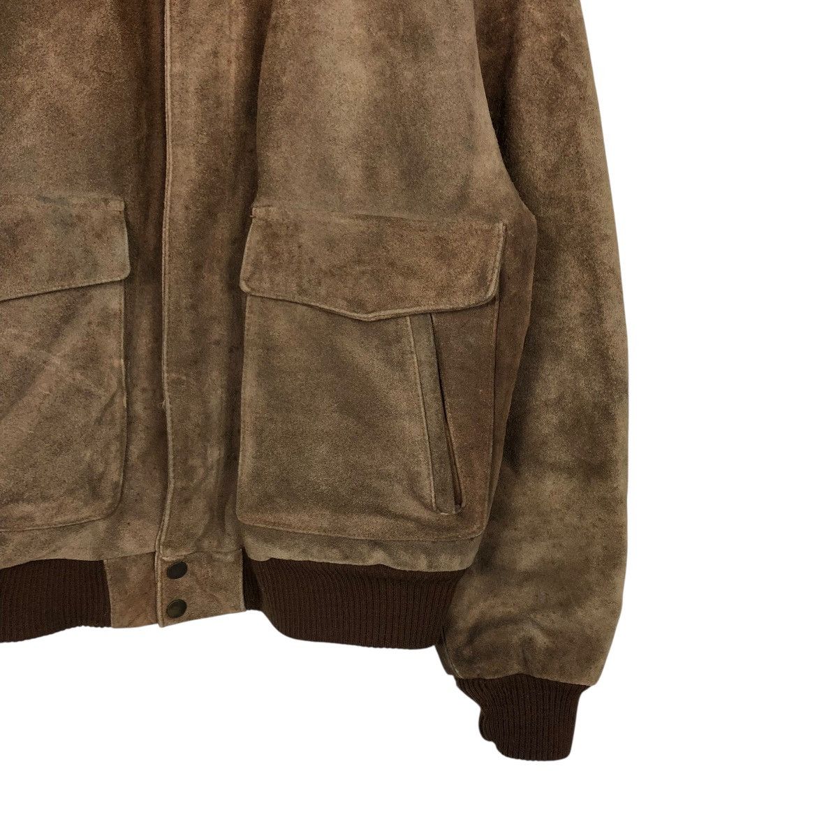 Japanese Brand 🔥VINTAGE GENUINE LEATHER BOMBER JACKET MUV BIRN ISSEY MIYAKE Size US M / EU 48-50 / 2 - 7 Thumbnail