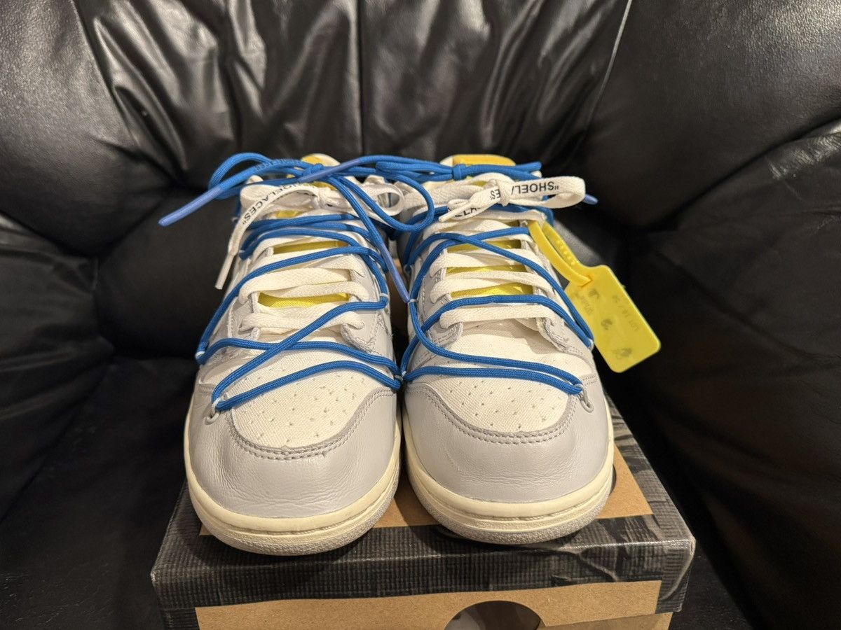 Nike × Off-White Nike Dunk Low Off-White Lot 10 of 50 Size US 10.5 / EU 43-44 - 5 Thumbnail