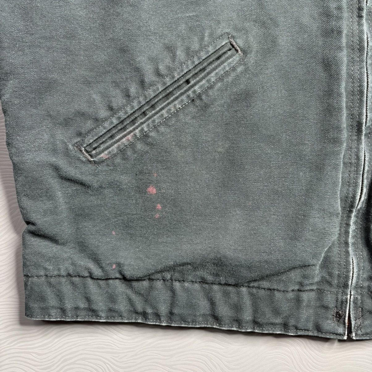 Carhartt × Vintage VTG BLACK Carhartt Detroit J01 BLK Blanket Lined Large Size US L / EU 52-54 / 3 - 7 Thumbnail