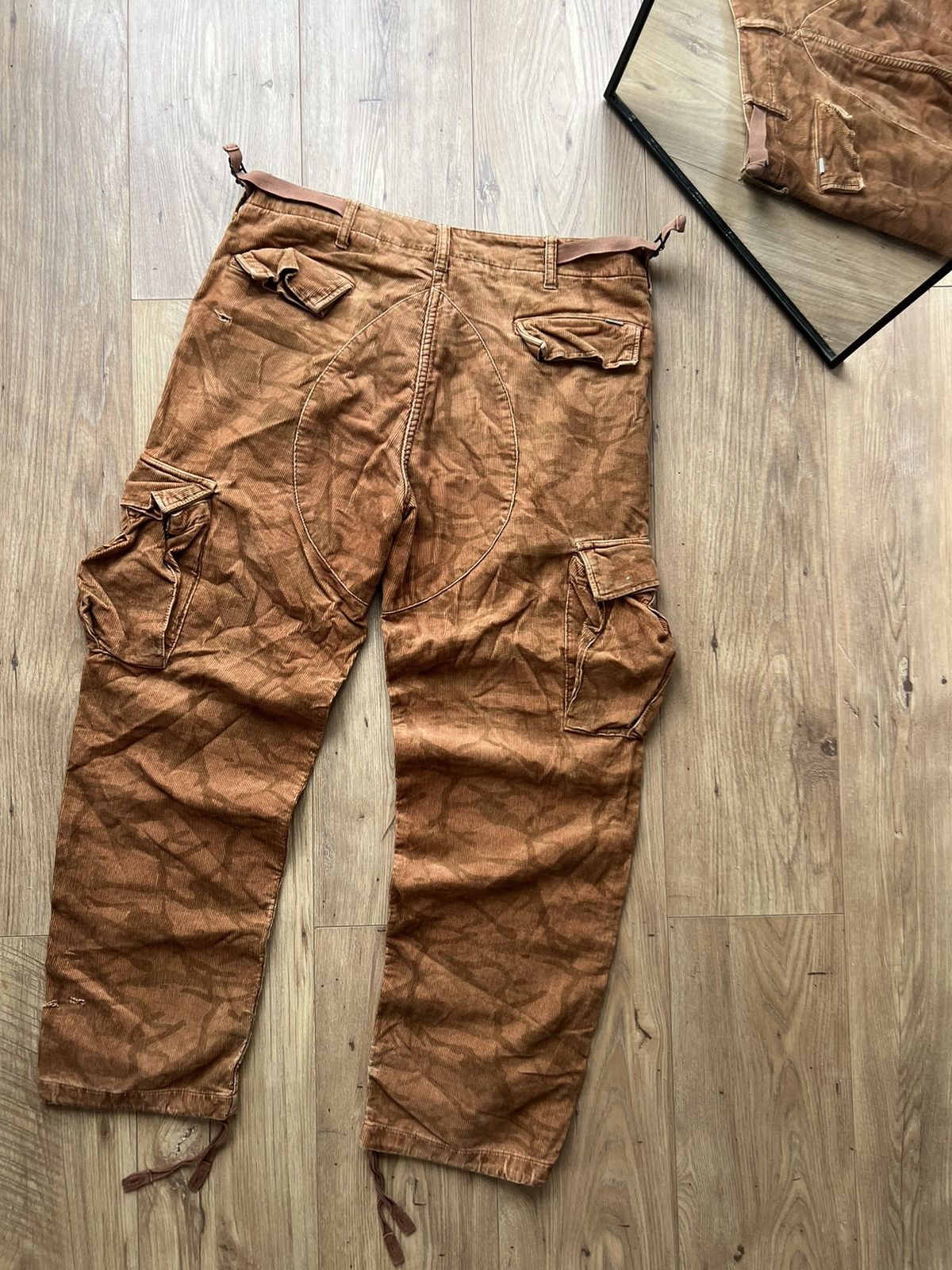 Stussy 00’s STUSSY CARGO MULTIPOCKET CAMO HEAVY RARE BAGGY PANTS Size US 32 / EU 48 - 2 Thumbnail