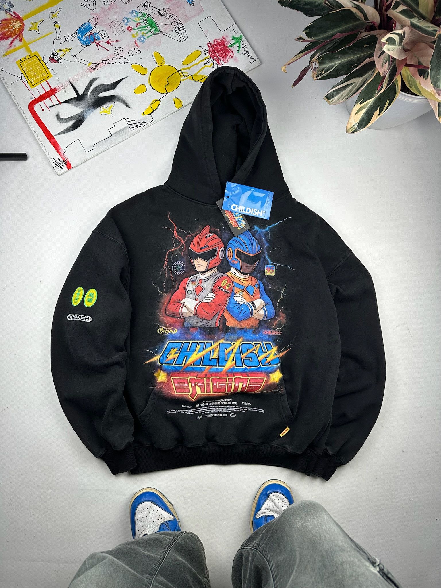 Vintage Vintage Baggy Childish Hoodie Size US L / EU 52-54 / 3 - 1 Thumbnail