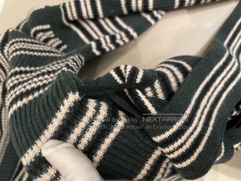 Fendi Fendi Teal striped wool sweater Size XS / US 0-2 / IT 36-38 - 4 Thumbnail