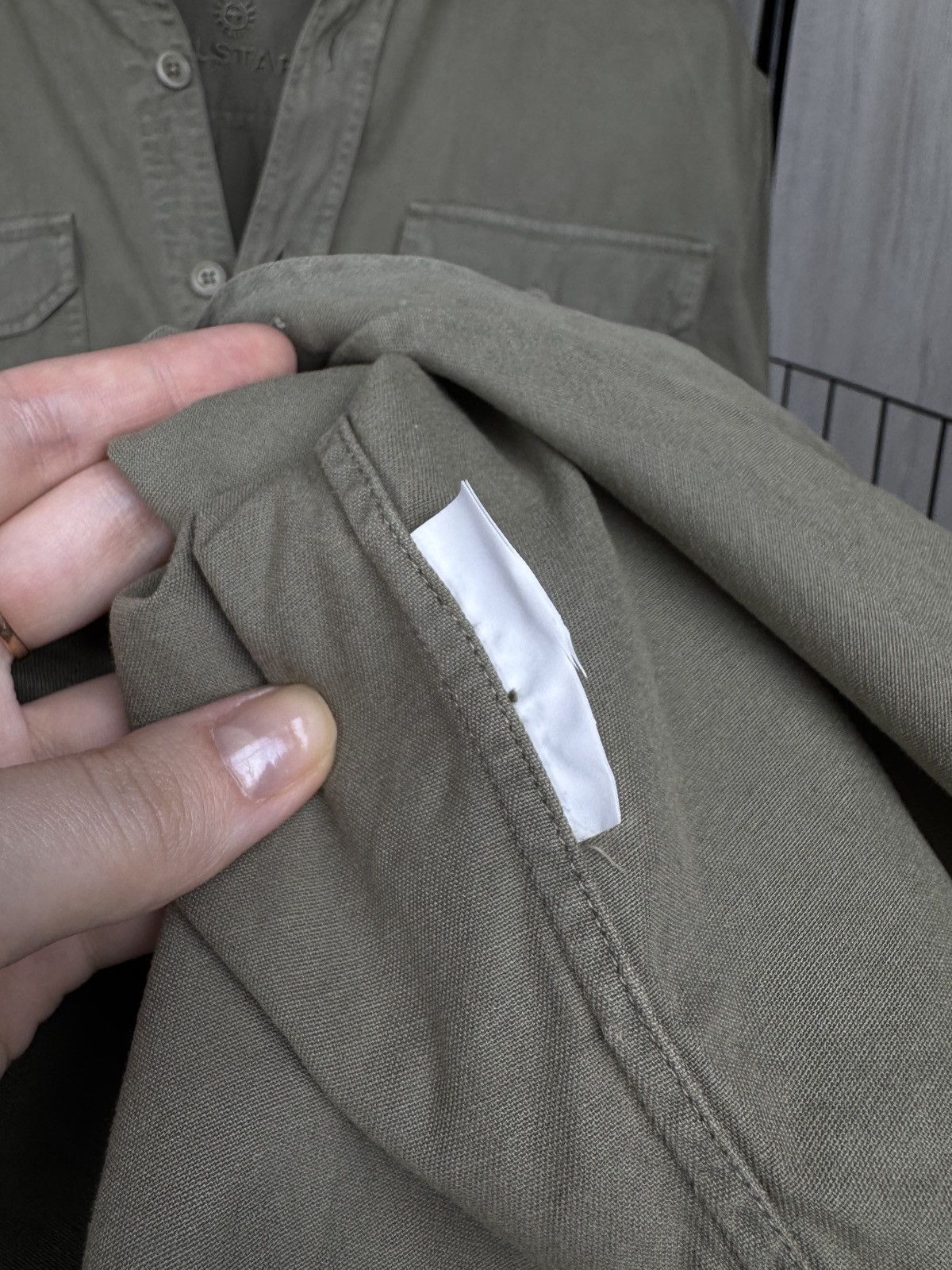 Belstaff Belstaff Mens Officer Shirt Sage Green Size US L / EU 52-54 / 3 - 11 Thumbnail