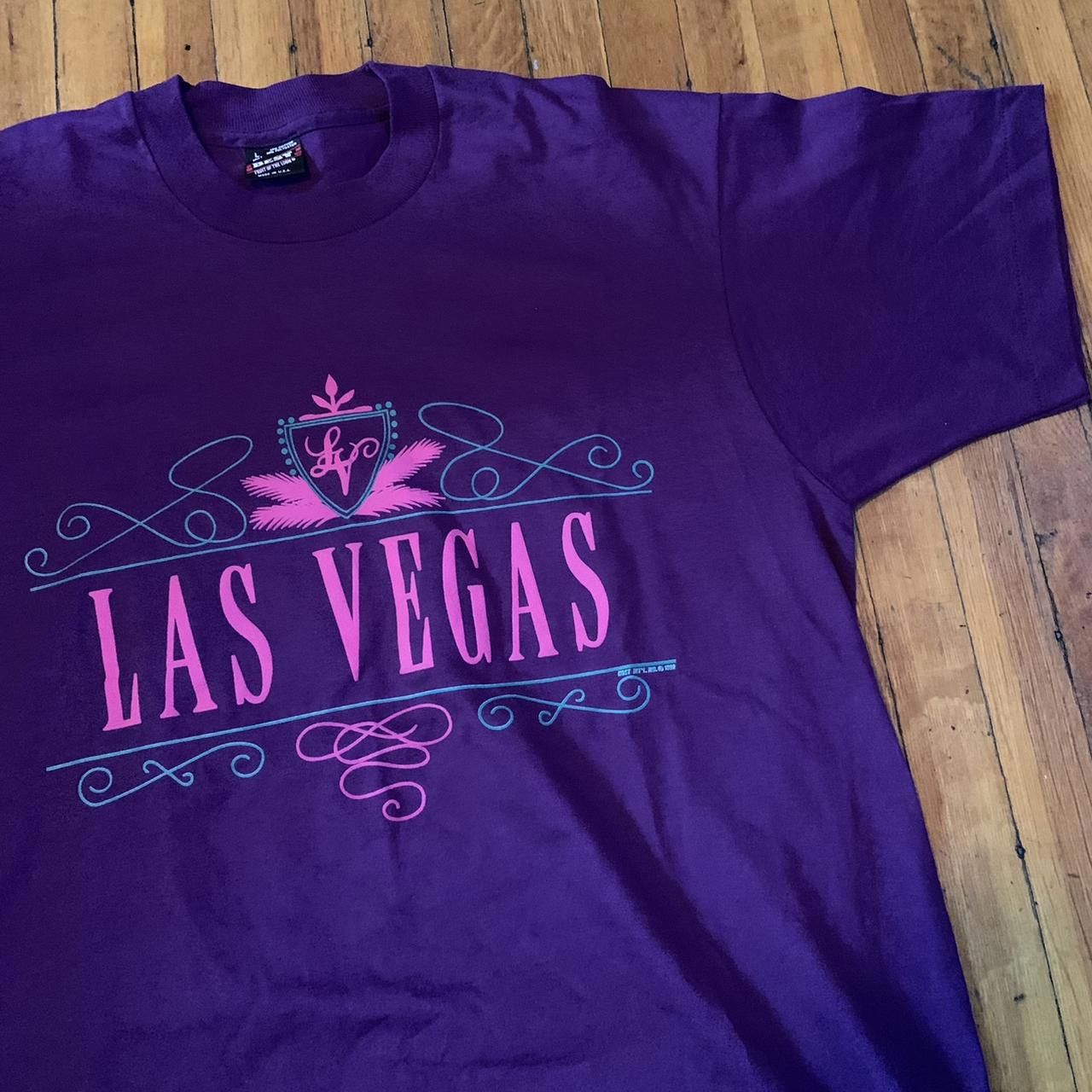Designer Vintage Las Vegas T Shirt 1992 Large Size US L / EU 52-54 / 3 - 2 Thumbnail