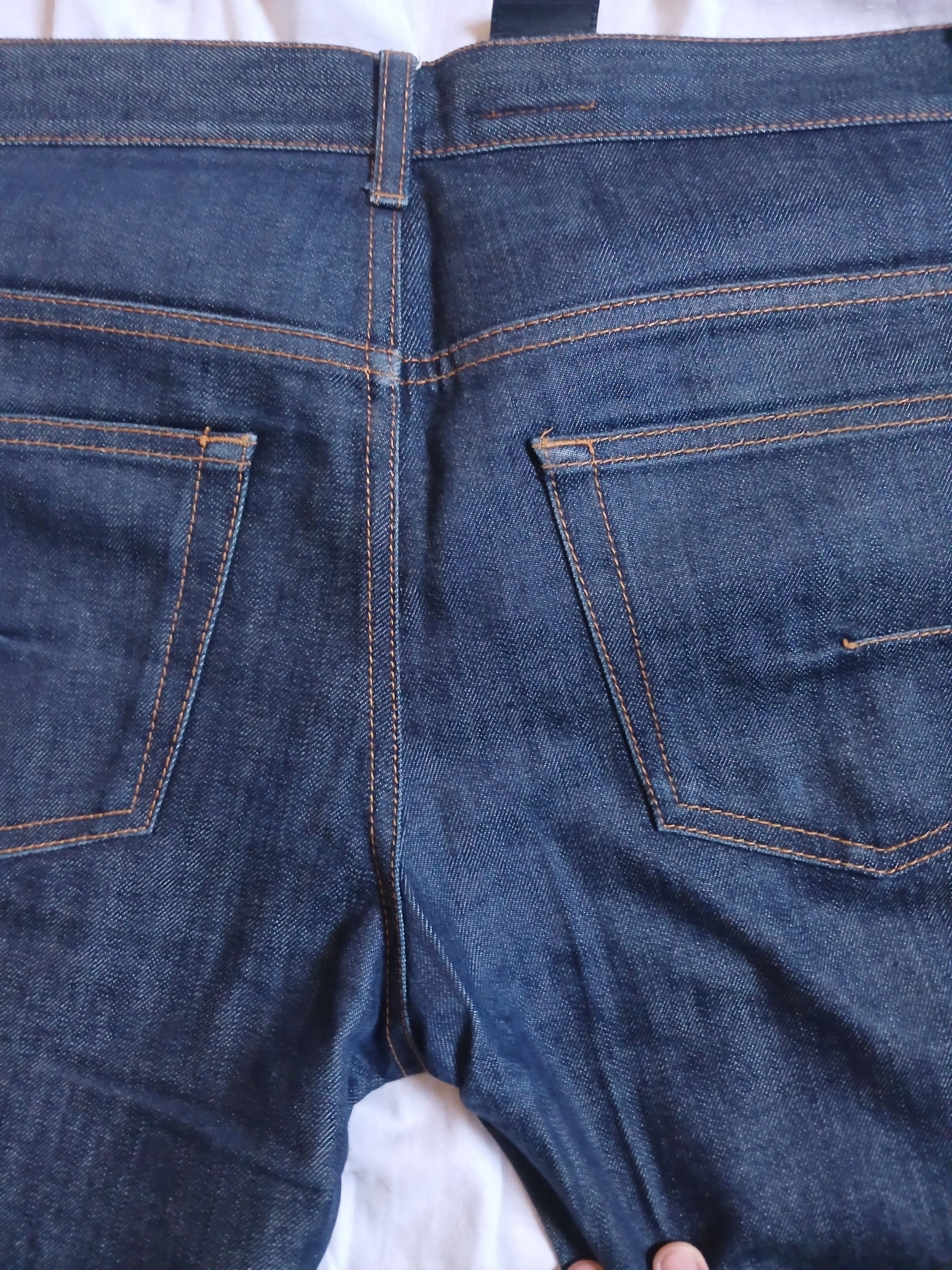 Dior Raw Dior Homme denim Jean Size US 31 - 13 Thumbnail