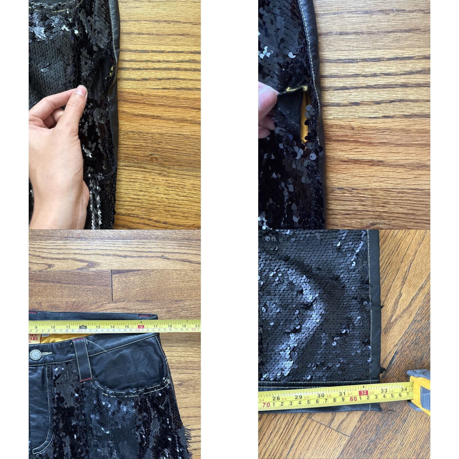 Vintage When Smoke Clears WSC Sequin Pants Men’s Size 38 Regular 32in Inseam Black Chino Pants Mens Sequin Size US 38 / EU 54 - 9 Thumbnail