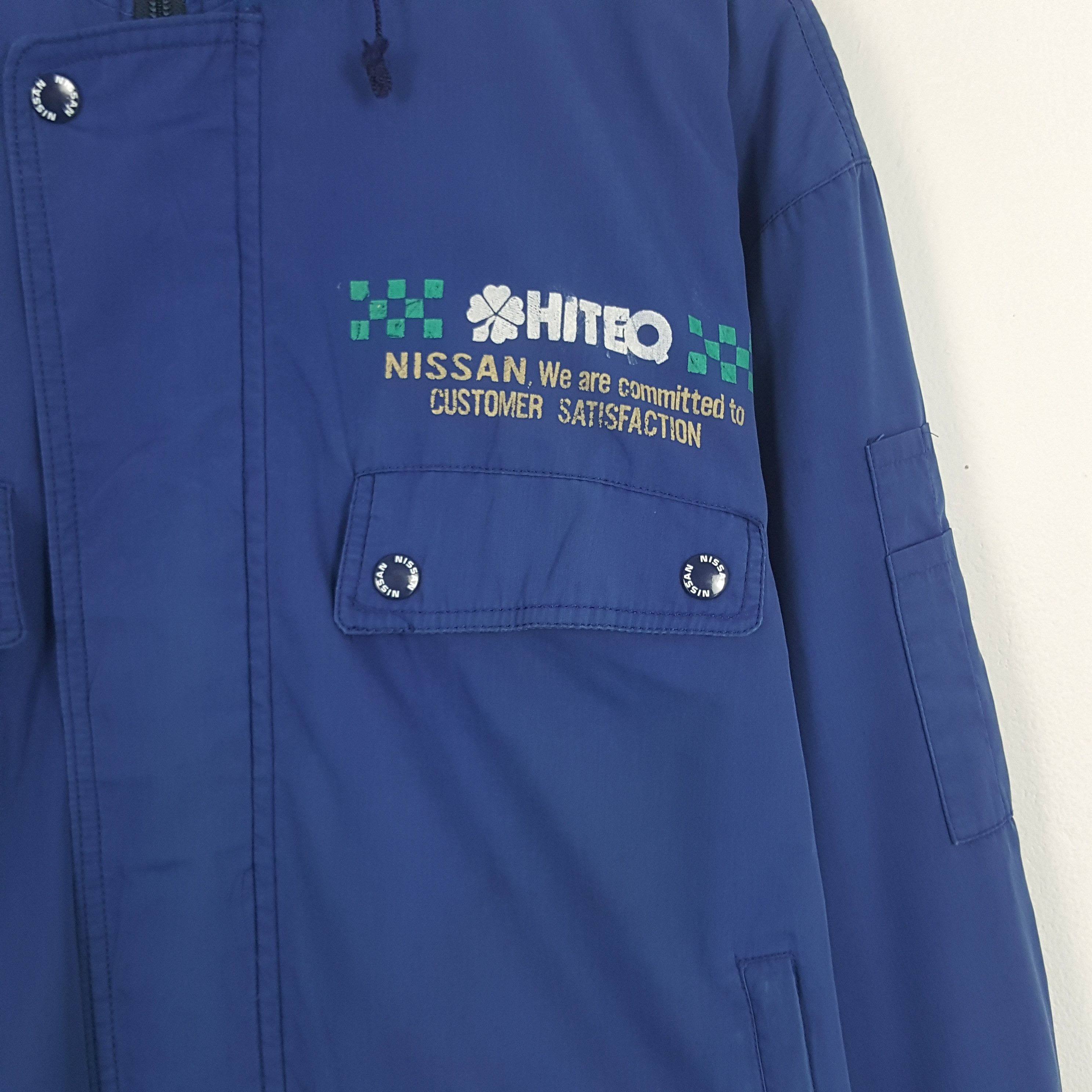 Vintage Vintage Nissan Racing Zipper Worker Uniform Jacket Size US L / EU 52-54 / 3 - 4 Thumbnail