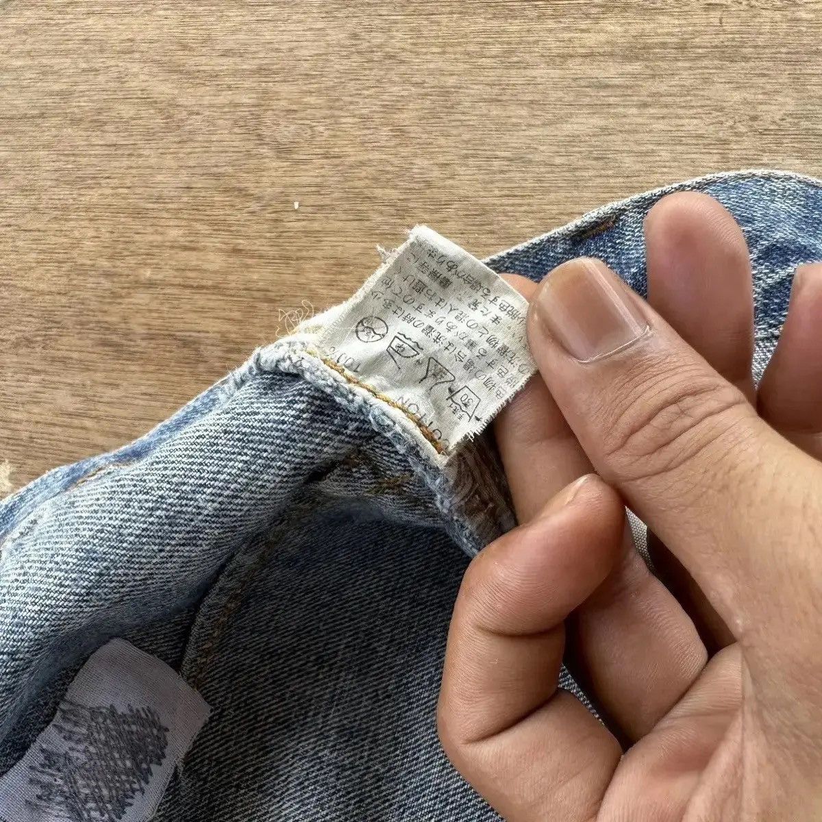 If Six Was Nine STEALS VINTAGE AFT JEAN REDLINE CURVE/BANANA LEG DENIM PANTS Size US 30 / EU 46 - 11 Thumbnail