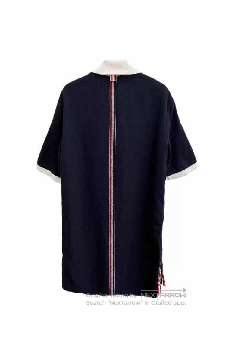 Thom Browne Thom Browne Black striped short-sleeve dress Size S / US 4 / IT 40 - 2 Thumbnail