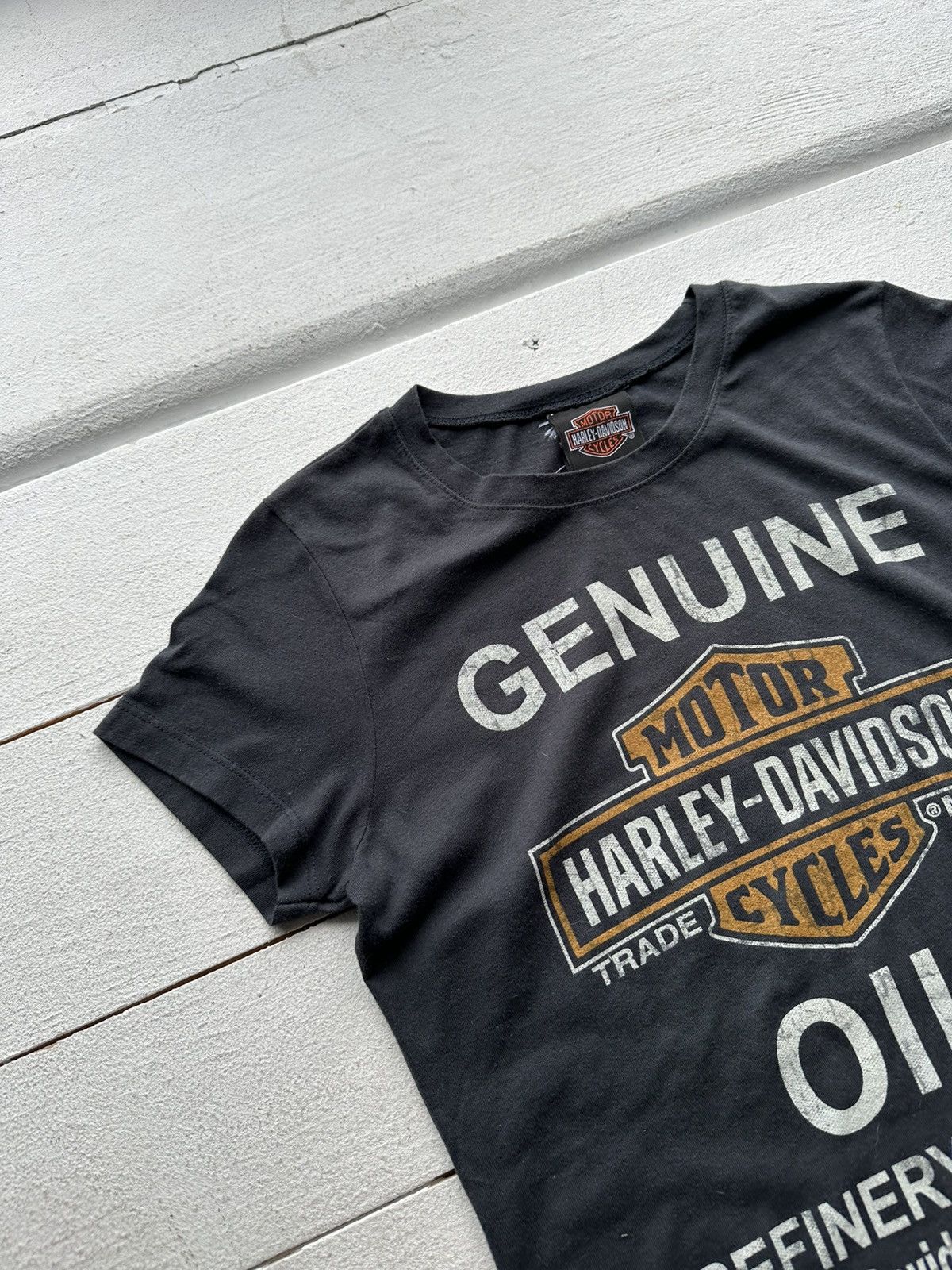 Harley Davidson × Vintage 🚨Vintage 90s Harley Davidson LOGO long sleeve avant garde Size M / US 6-8 / IT 42-44 - 2 Thumbnail