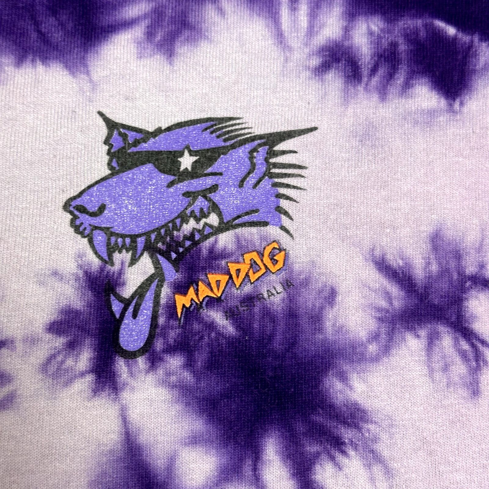 Vintage Vintage 90s MadDog Australia Long Sleeve Tie Dye Tee Surf Size US M / EU 48-50 / 2 - 4 Thumbnail