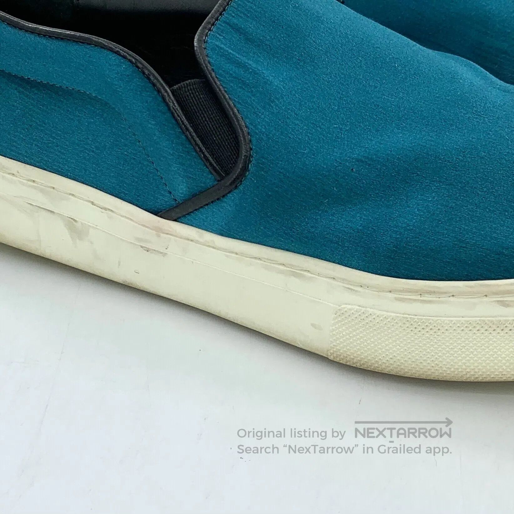 Celine CELINE Dark blue casual slip-on flat shoes| Size US 7 / IT 37 - 9 Thumbnail